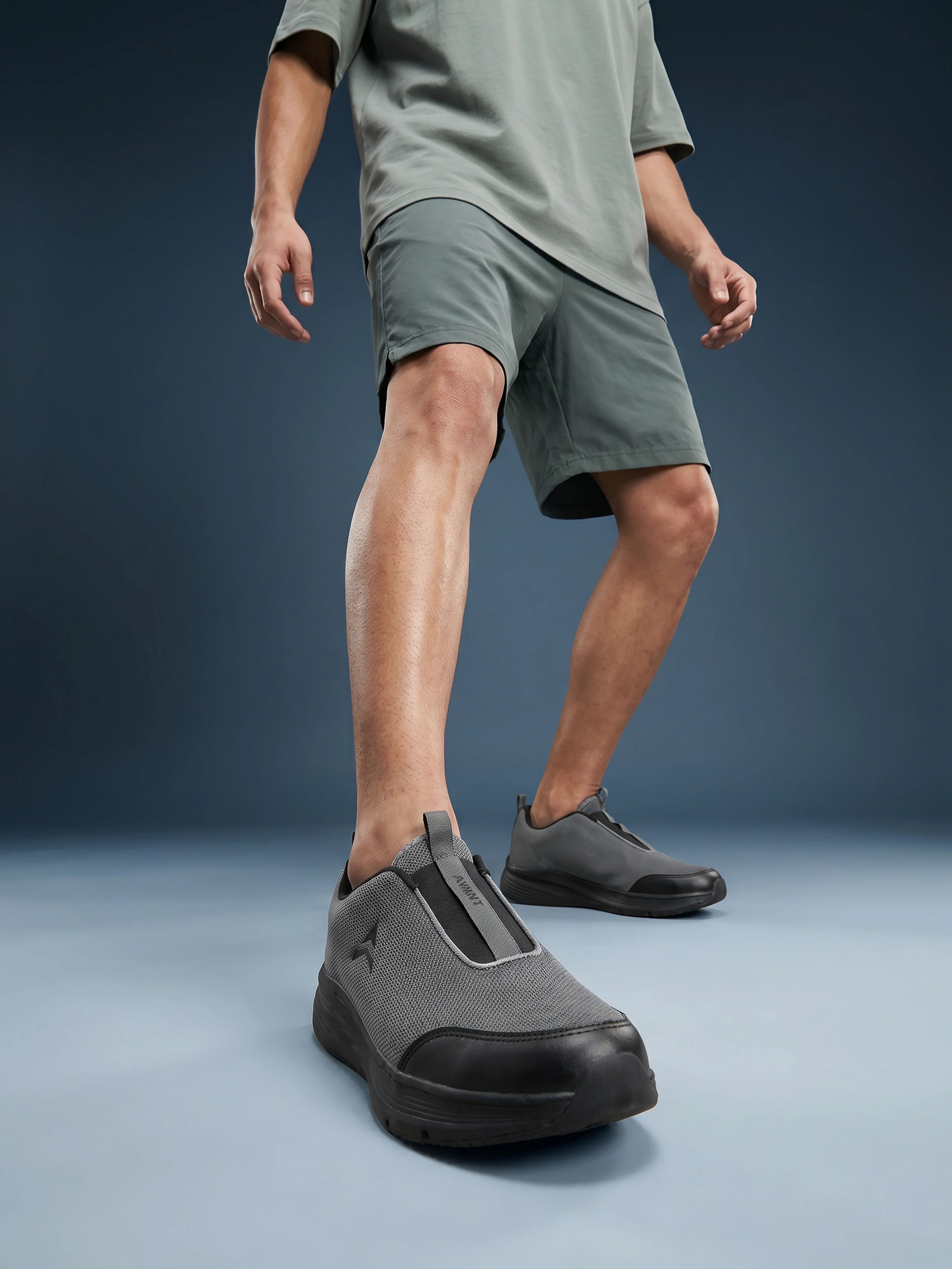 Avant Men's GlideFlex Slip-On Walking Shoes - D.Grey - Image 7
