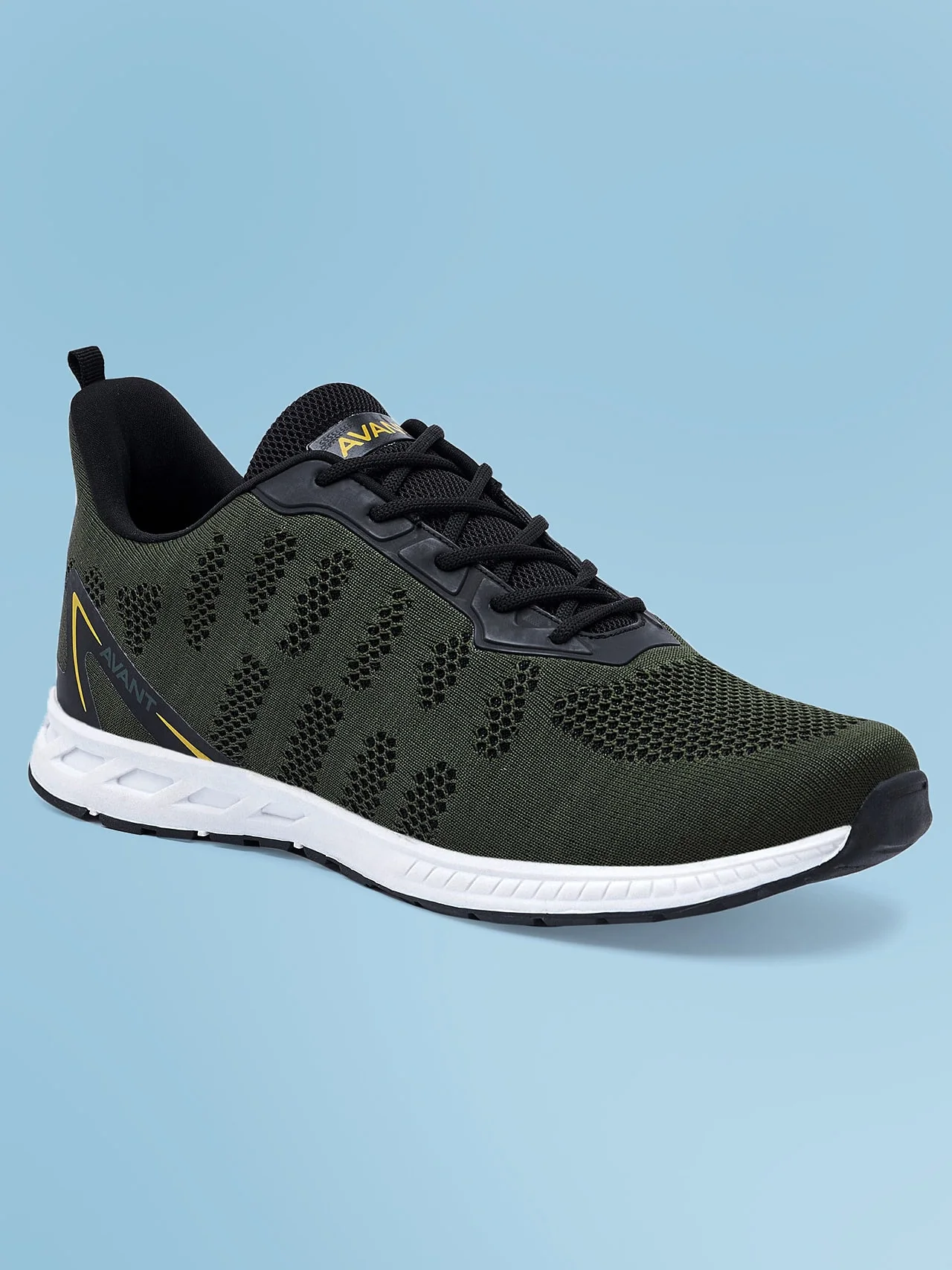 Avant Men's Hurricane Casual Shoes - Army Green/Black
