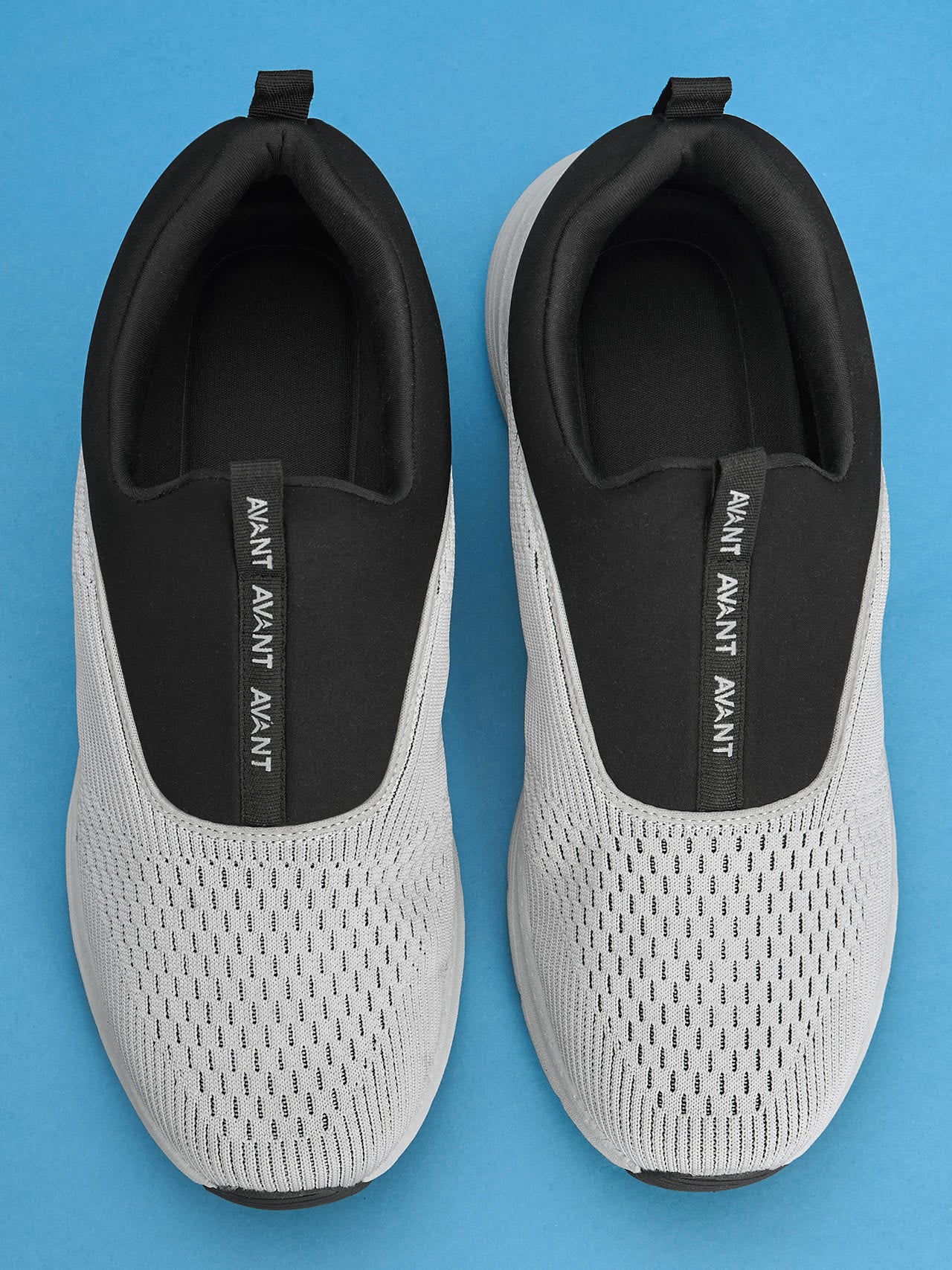 Avant Men's Sigma Slip-On Walking Shoes - Lt.Grey/Black - Image 9