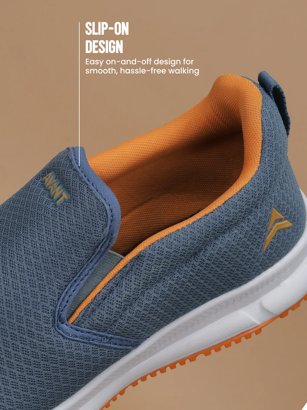 Avant Men's StrideOn Slip-On Walking Shoes - Blue - Image 6