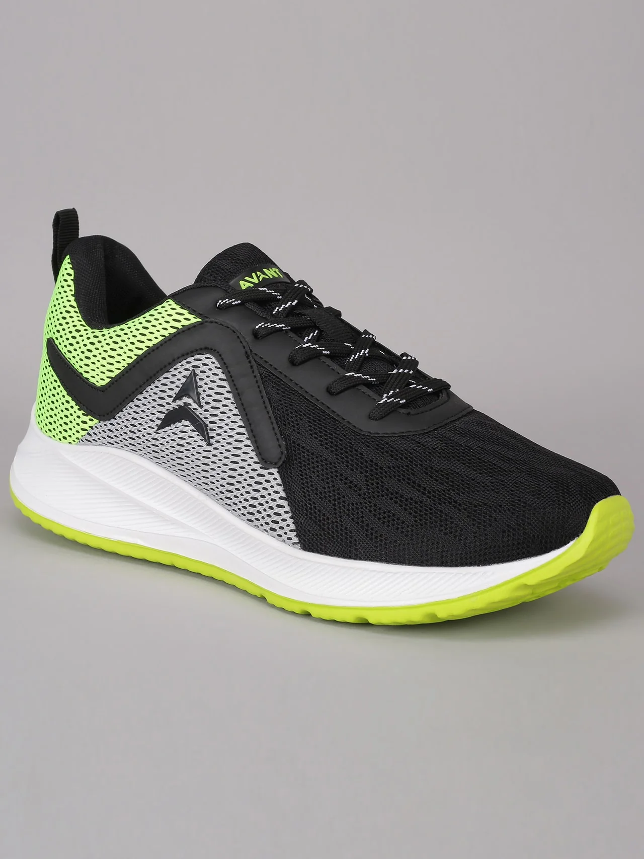 Avant Men's Walk Ease Walking Shoes - Black/L Green
