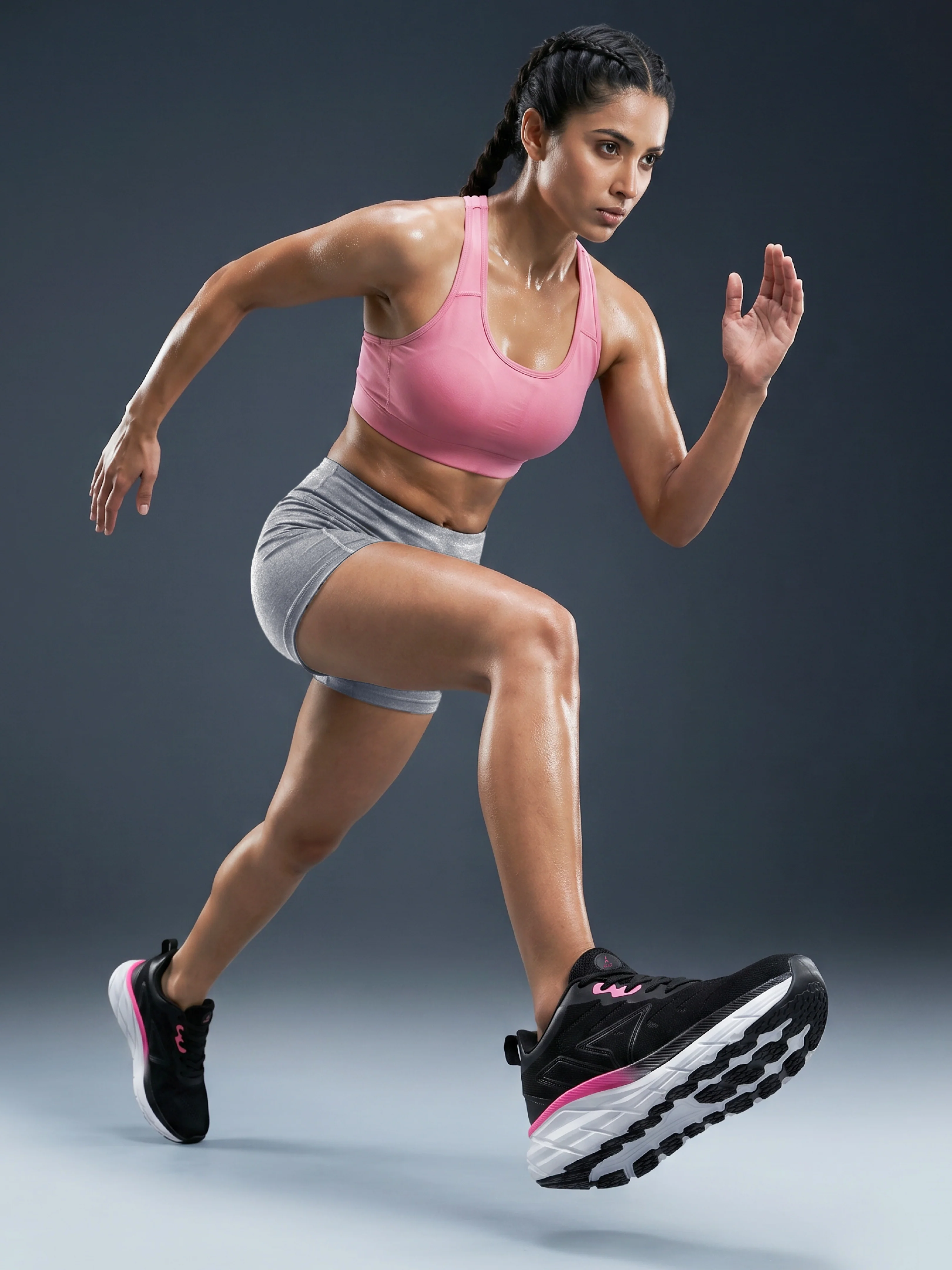 Avant Women's Soara Running Shoes - Black/Pink - Image 2
