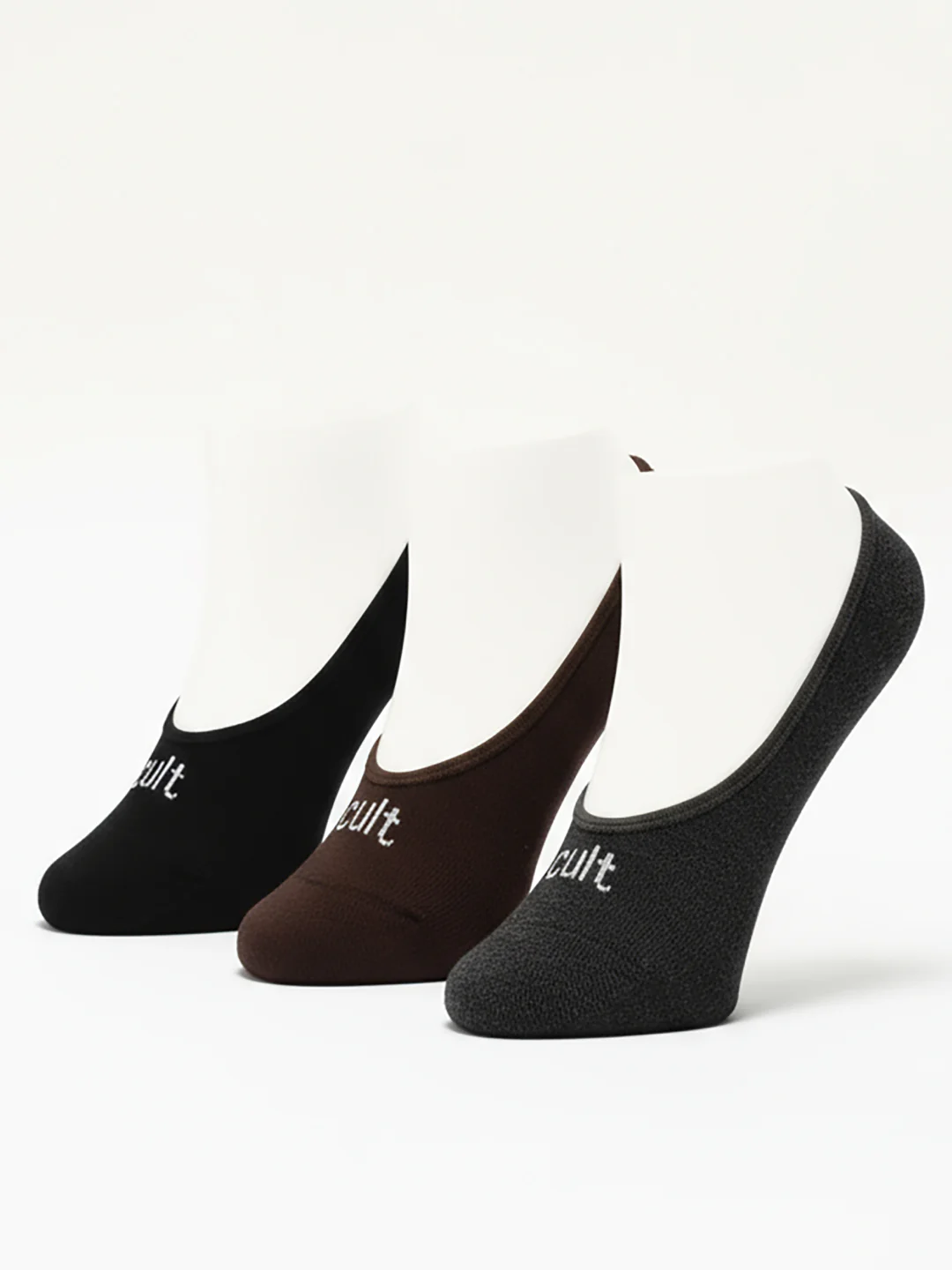 Casual Low Cut Invisible Pack of 3 Multicolour Cotton Blend Men Socks Soft, Breathable & All-Day Comfort