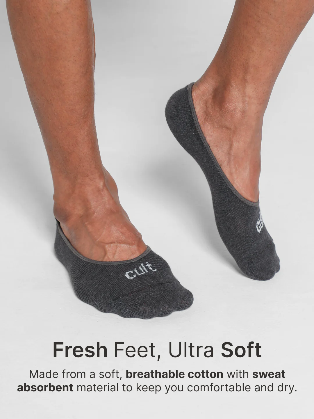 Casual Low Cut Invisible Pack of 3 Multicolour Cotton Blend Men Socks Soft, Breathable & All-Day Comfort - Image 4