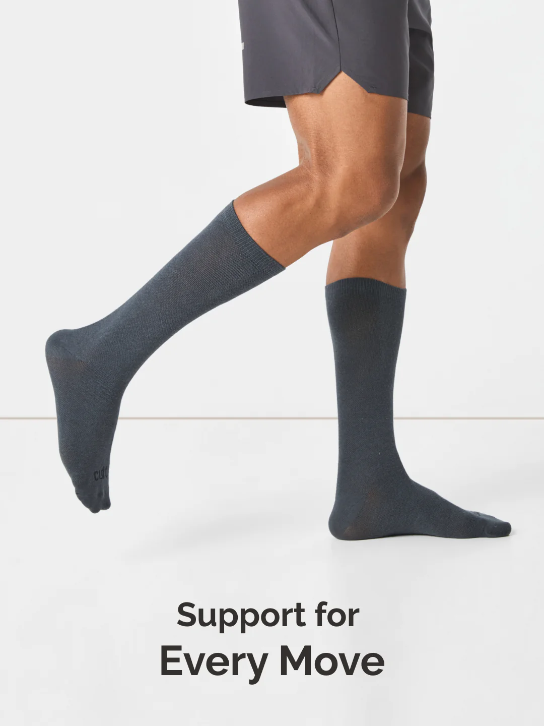 cult Compression Socks Dark Grey Unisex - Image 2