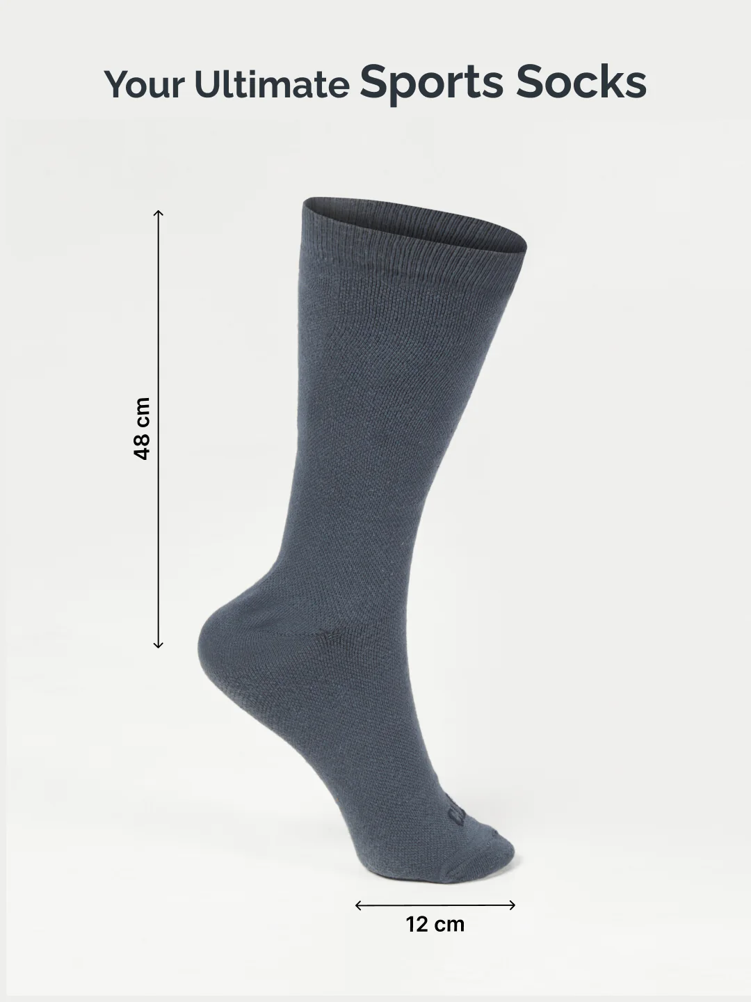 cult Compression Socks Dark Grey Unisex - Image 5