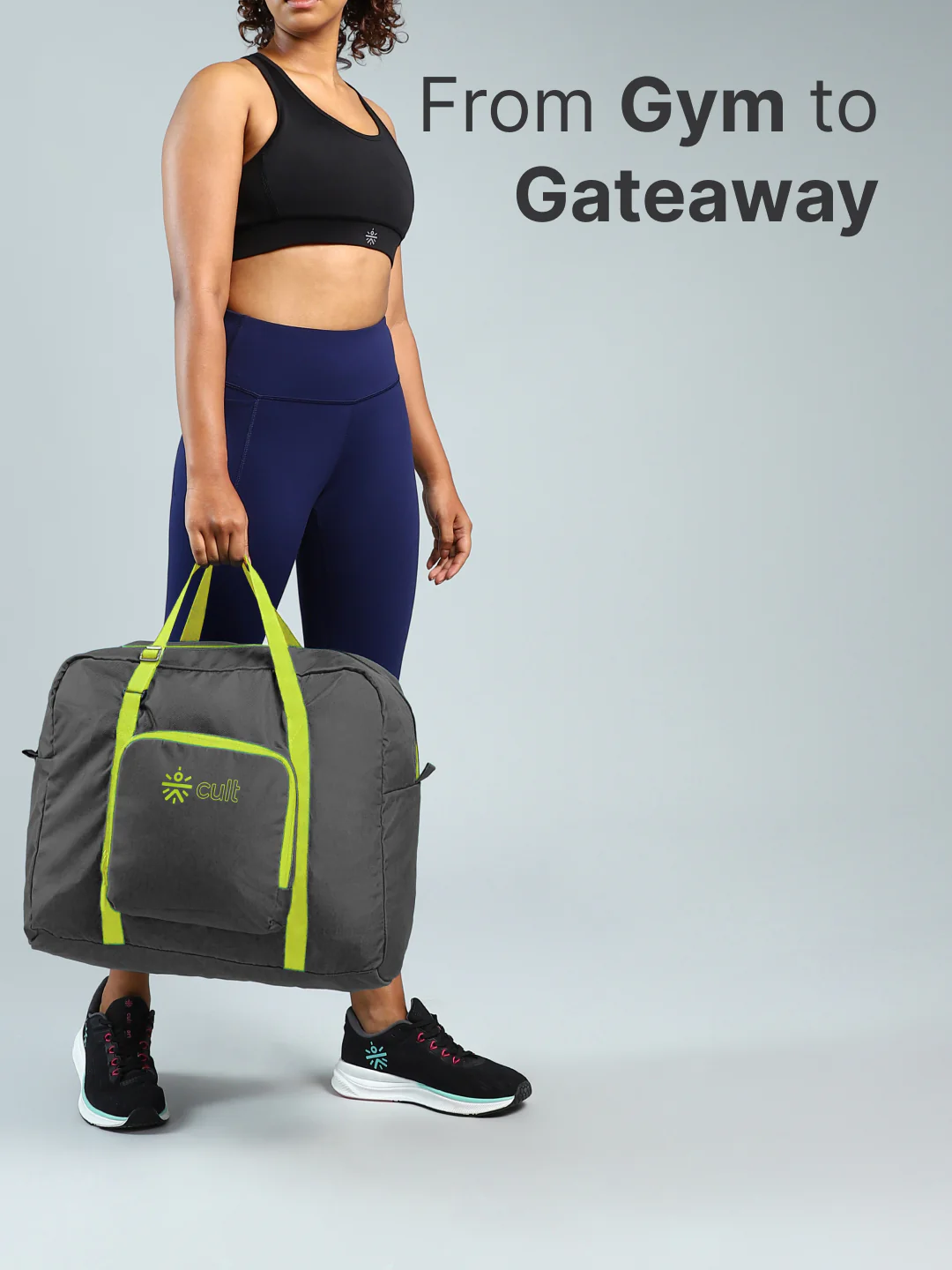 cult Foldable Duffle Bag 30L Olive - Image 2
