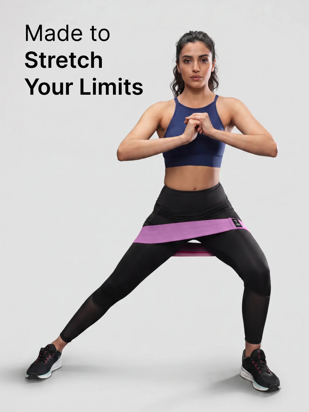 Cult Hip Band Pack of 1 - Workout Band | High Resistance (40–50 kg) Purple - Image 2