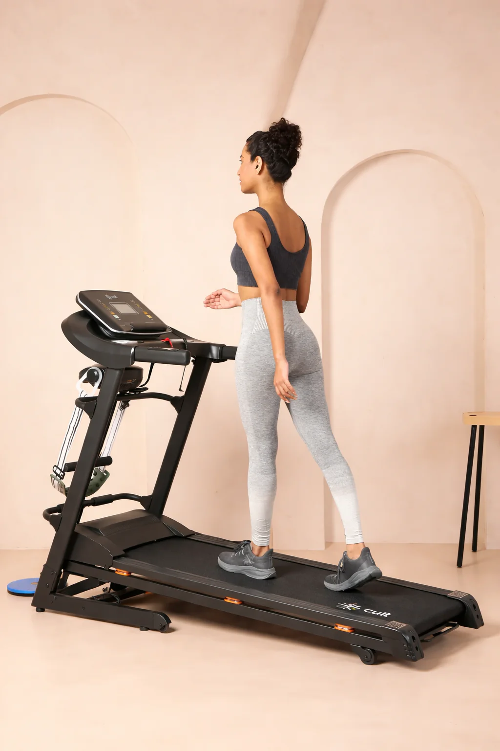 CultRunM4Auto 5 HP Peak Treadmill | 15-level Auto-Incline & Massager | Max Weight-120kg | Max Speed-14.8kmph (with 6 Months Extended Warranty)