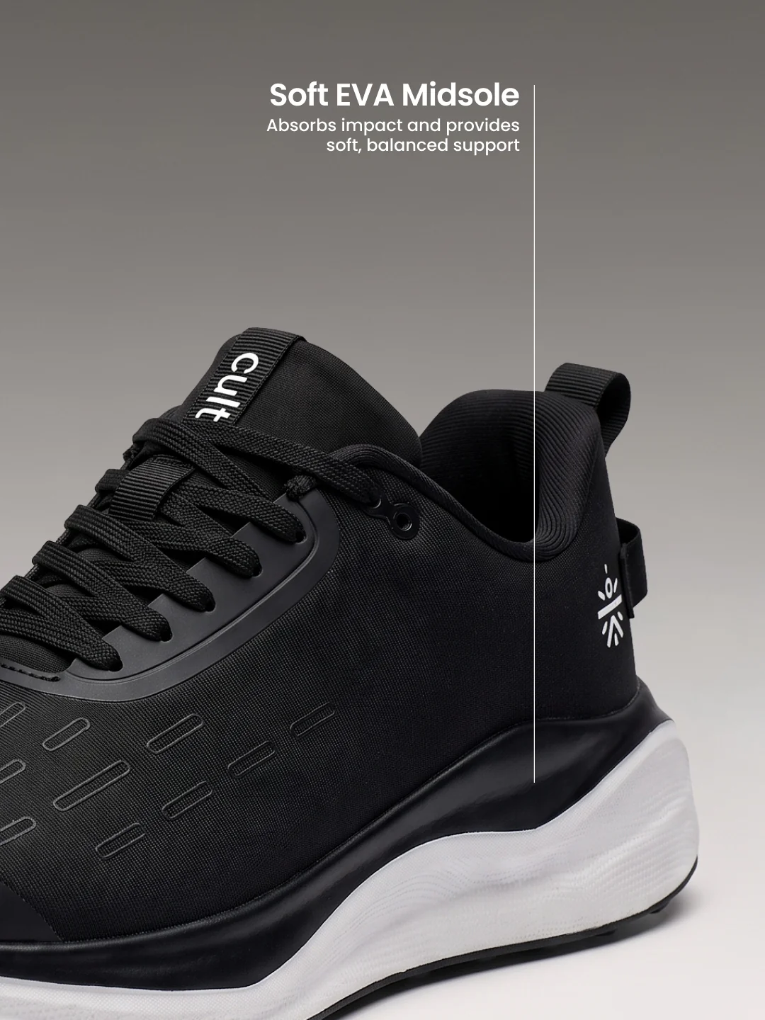 cult Men's AeroCurve Running Shoes - Black - Image 5
