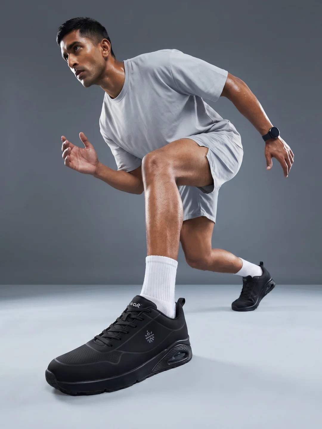 cult Men's AirFoam Sneakers - Black - Image 2