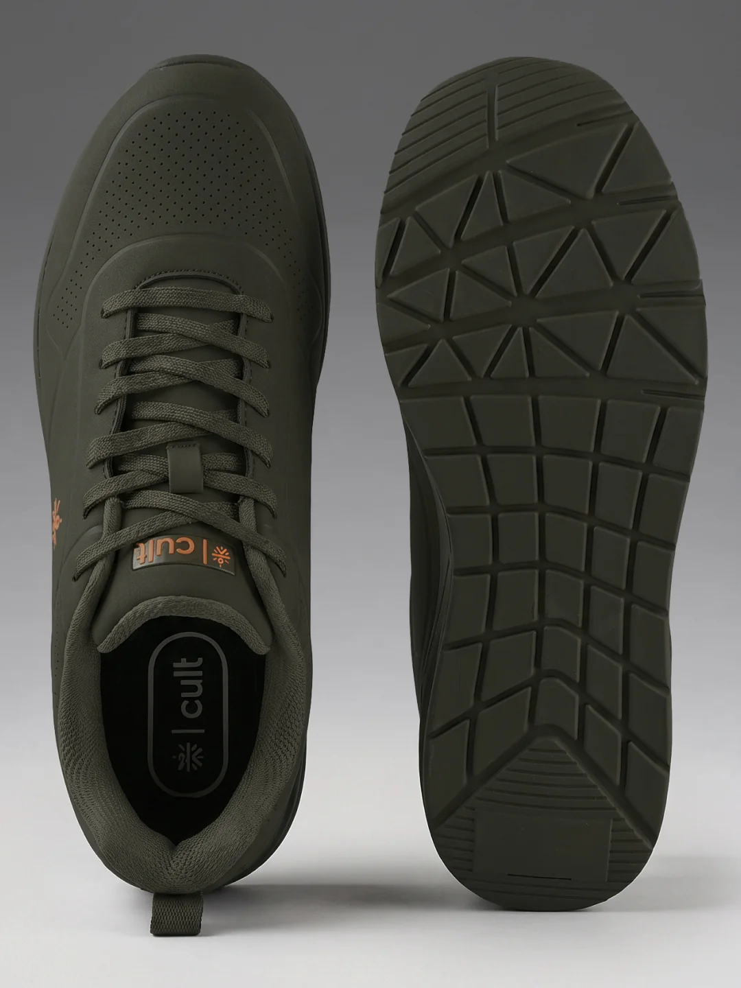 cult Men's AirFoam Sneakers - Olive - Image 8