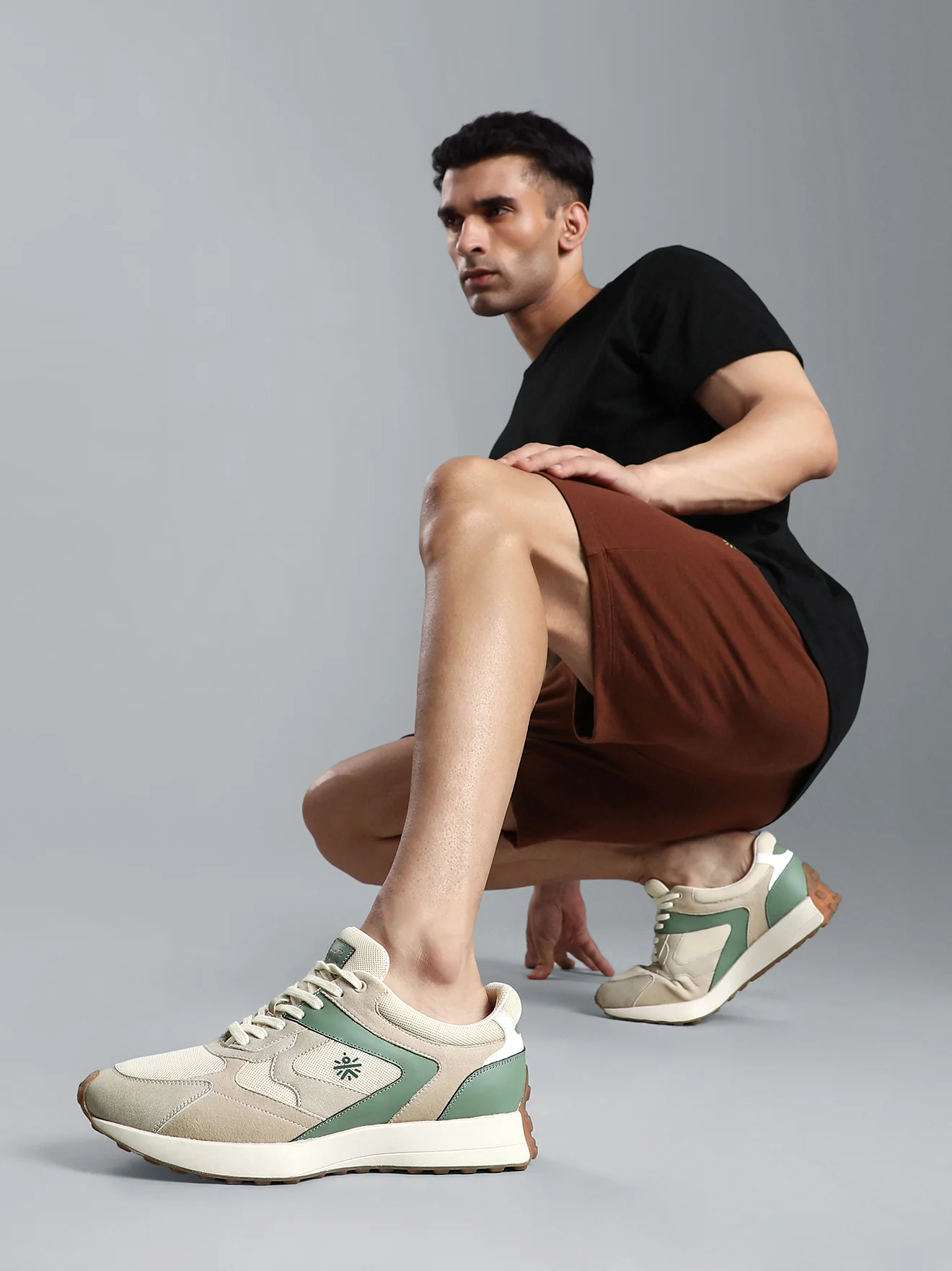 cult Men's EasyBreezy Sneakers - Beige/Olive - Image 2