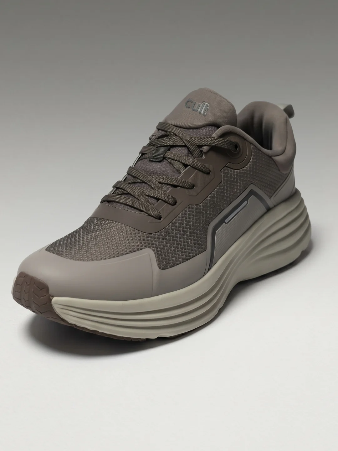 cult Men's GridWeave Walking Shoes - Light Brown - Image 4