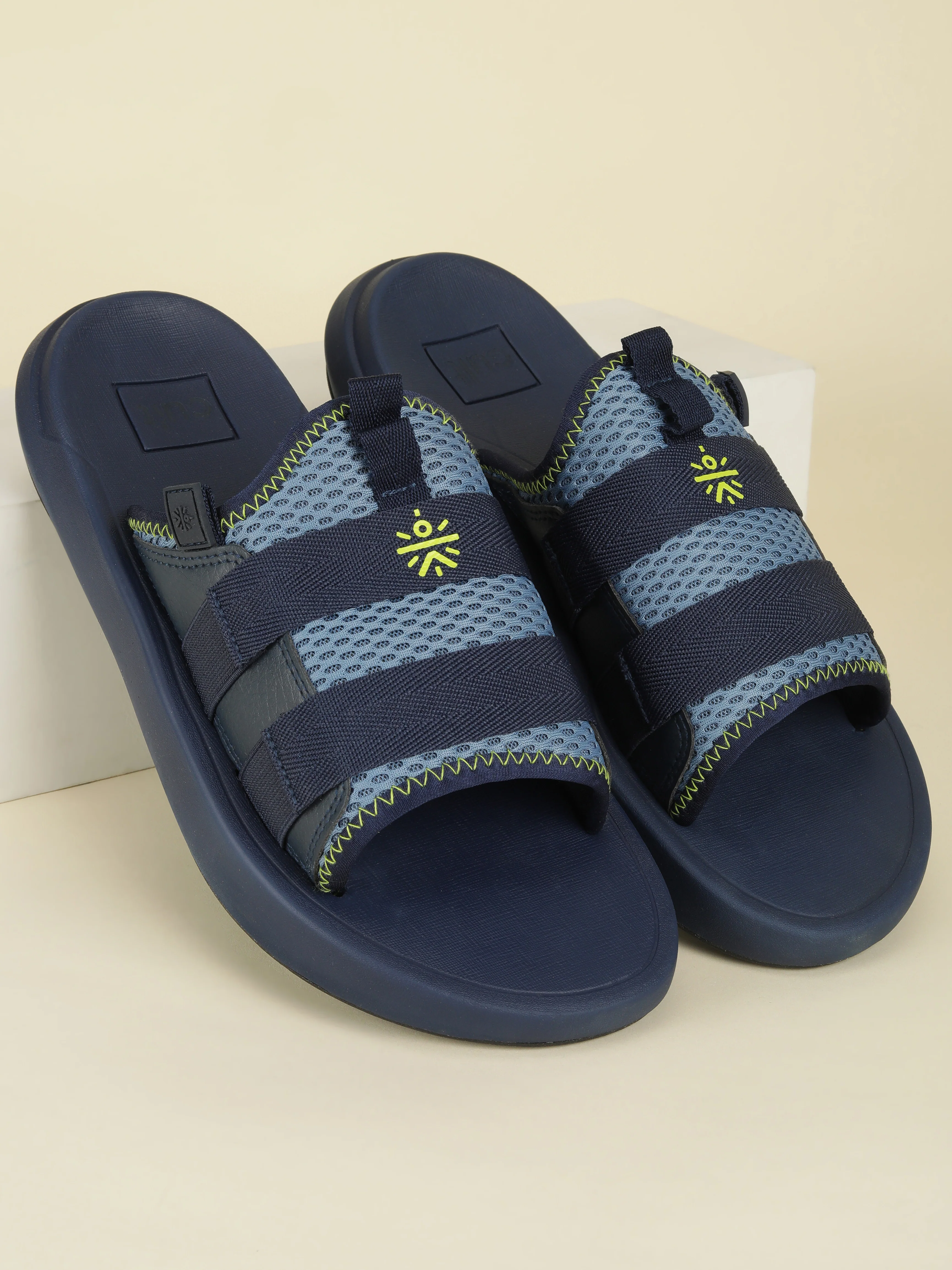 cult Men's Koios Sliders - Navy