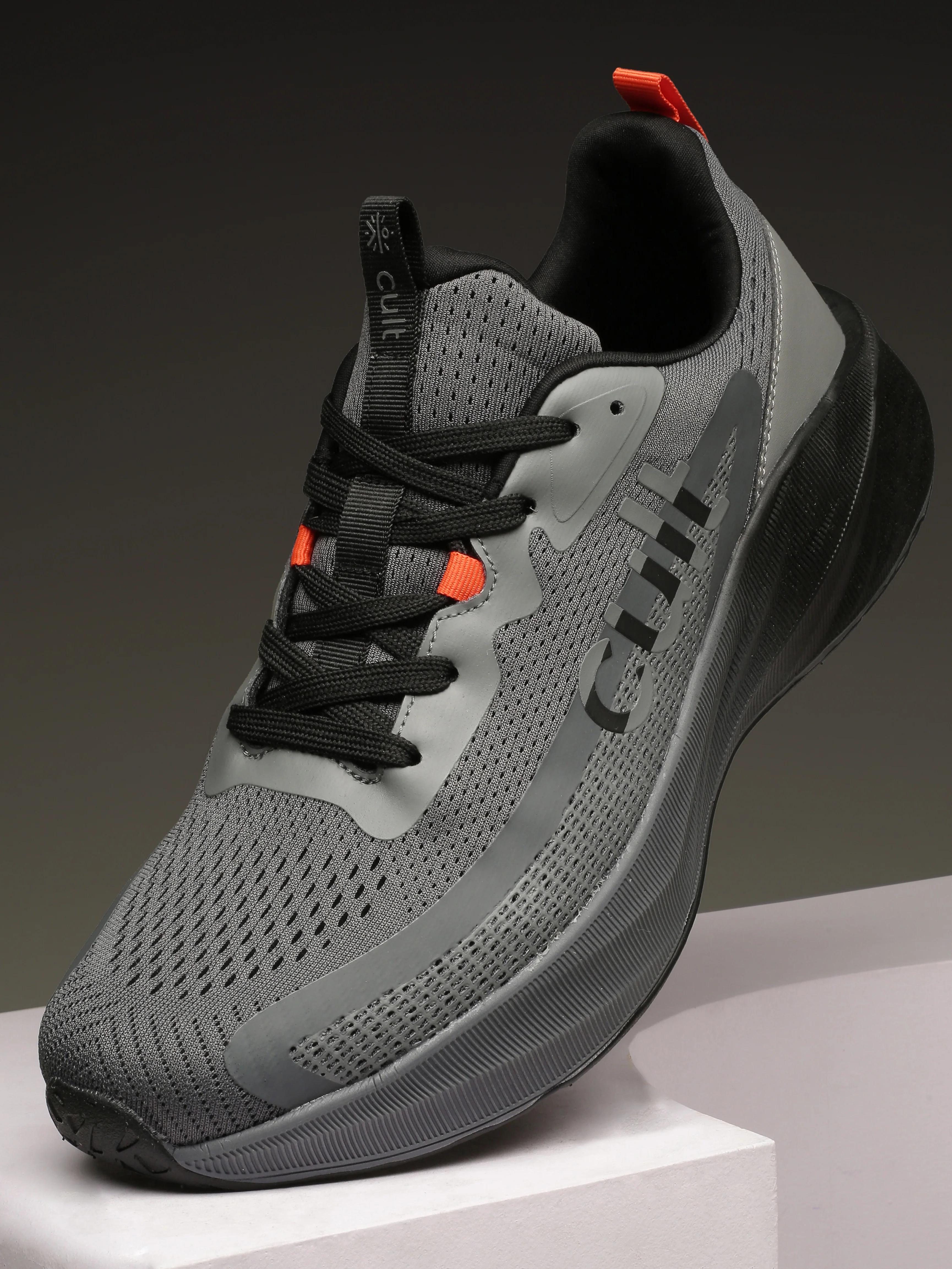 cult Men's Nexon Casual Shoes - Black/D.Grey