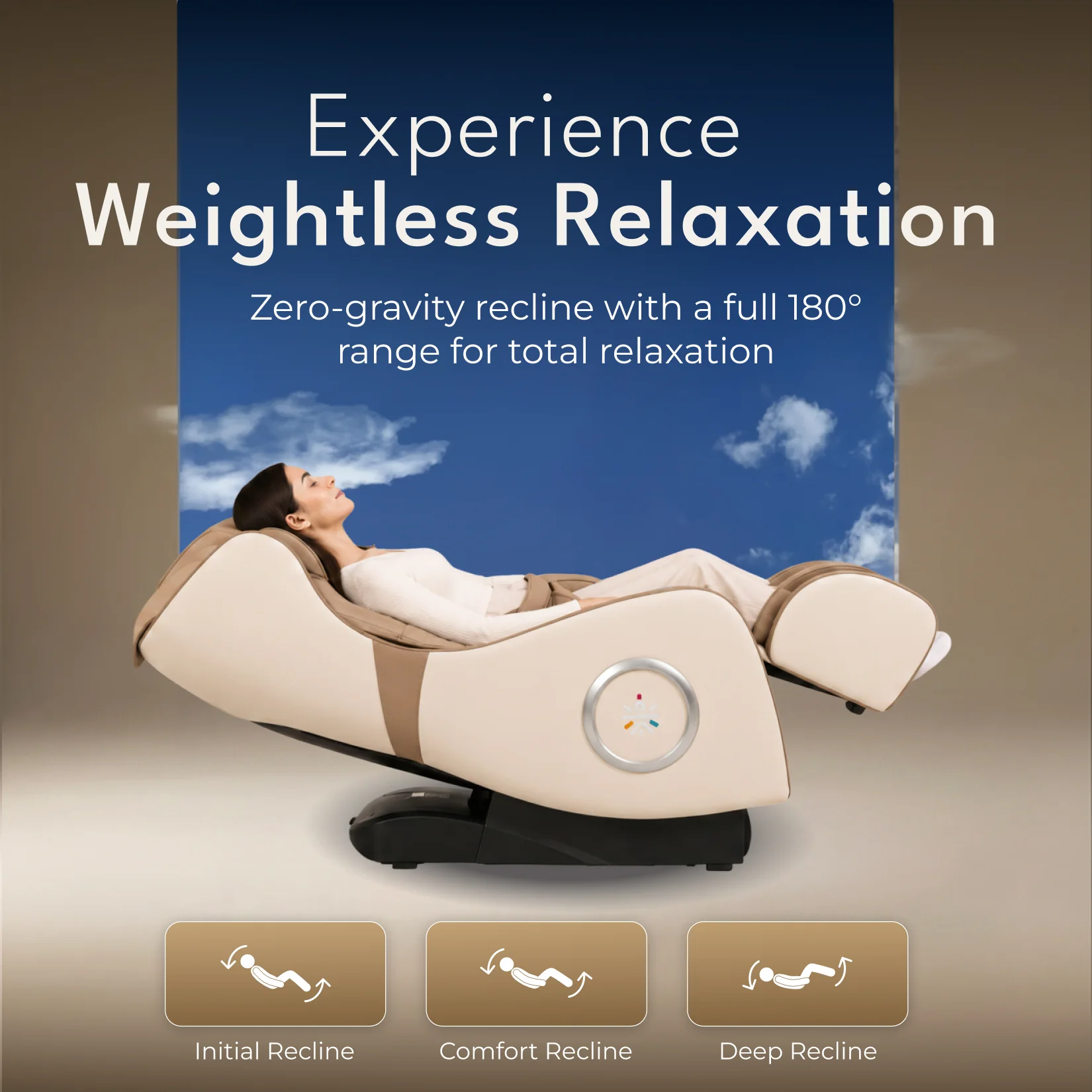 Cult Nova Massage Chair| SL-Track Full Body Massage Chair | Zero Gravity Recliner | Airbag Compression | Heating for Waist & Calves | Bluetooth Speakers - Image 4