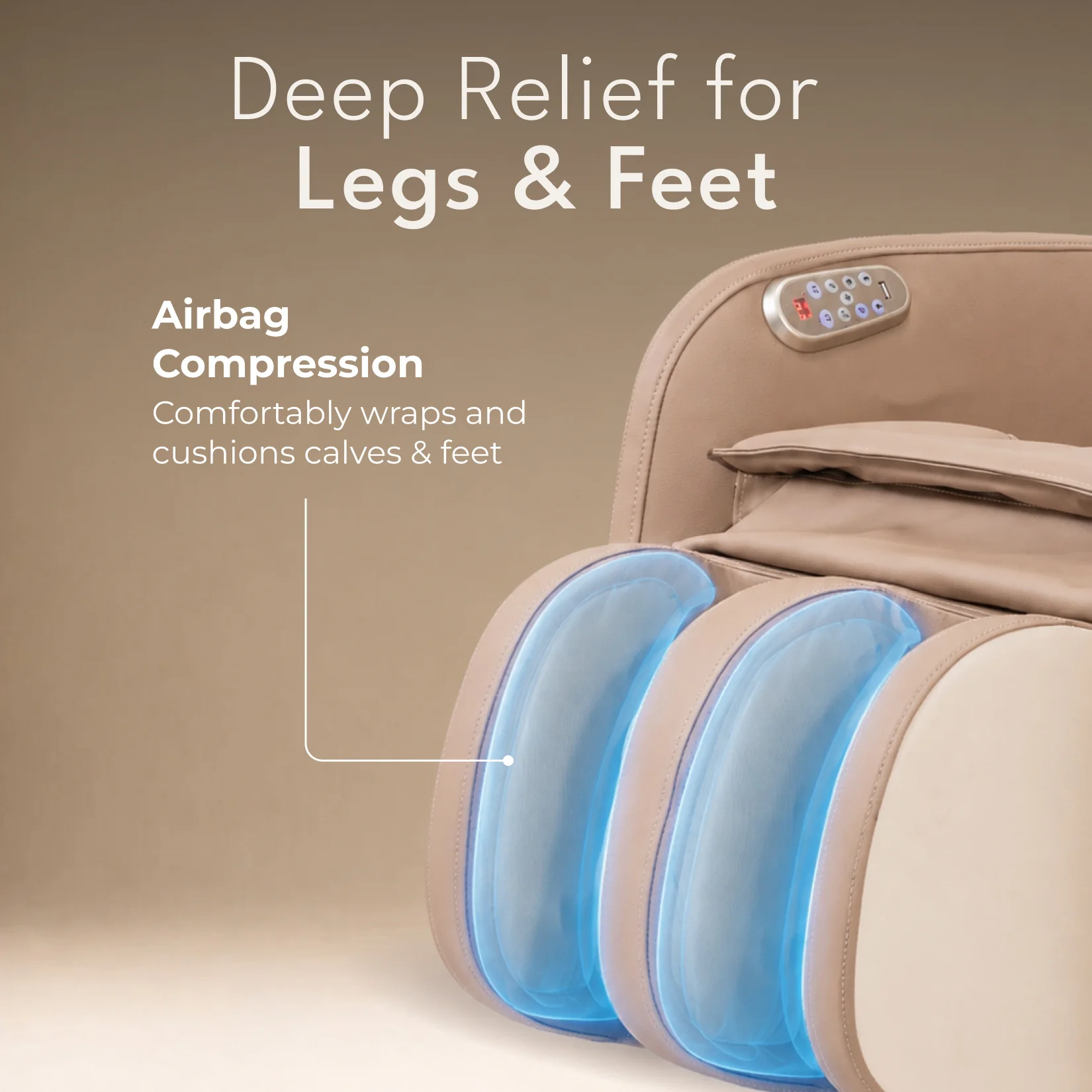 Cult Nova Massage Chair| SL-Track Full Body Massage Chair | Zero Gravity Recliner | Airbag Compression | Heating for Waist & Calves | Bluetooth Speakers - Image 5