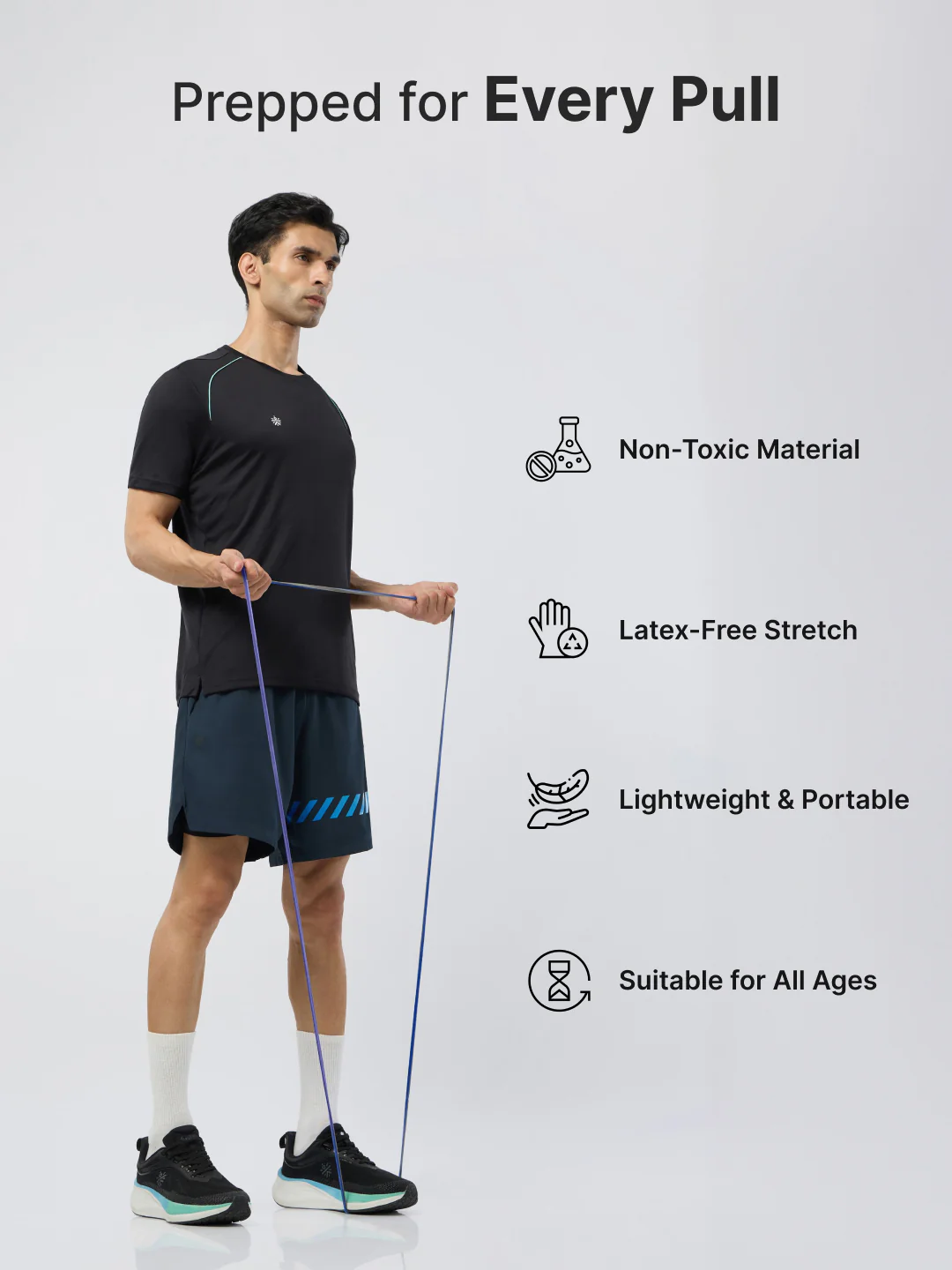 Cult Resistance Band(2.5-30kgs Resistance) for Men and Women - Image 2