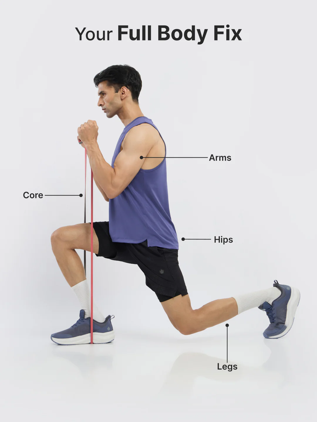 Cult Resistance Band(2.5-30kgs Resistance) for Men and Women - Image 5