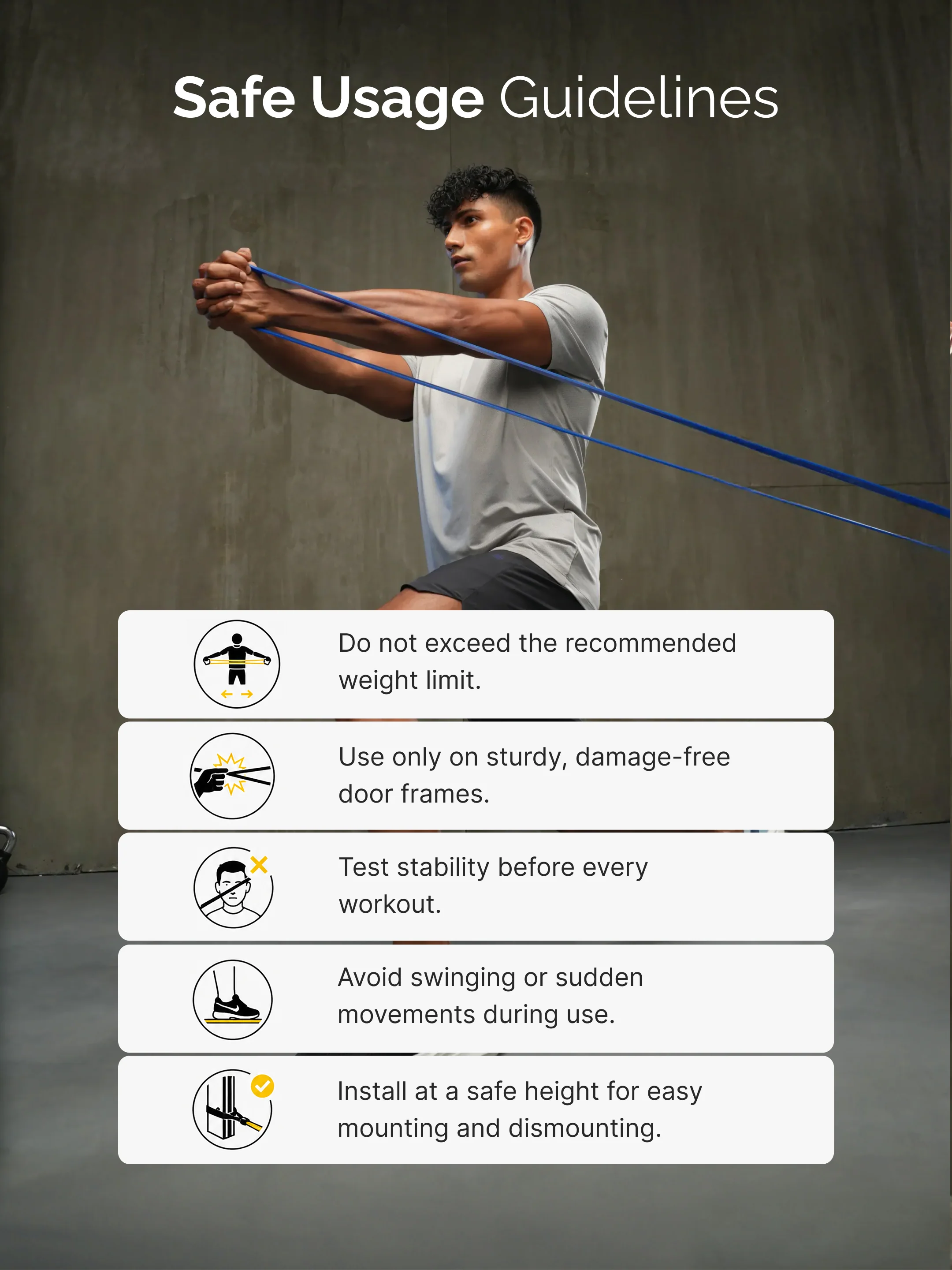 cult Resistance Band for Stretching, Pull Ups, Home Exercise and Gym Workout Stretch for Men & Women Green(22-56kgs Resistance) - Image 7