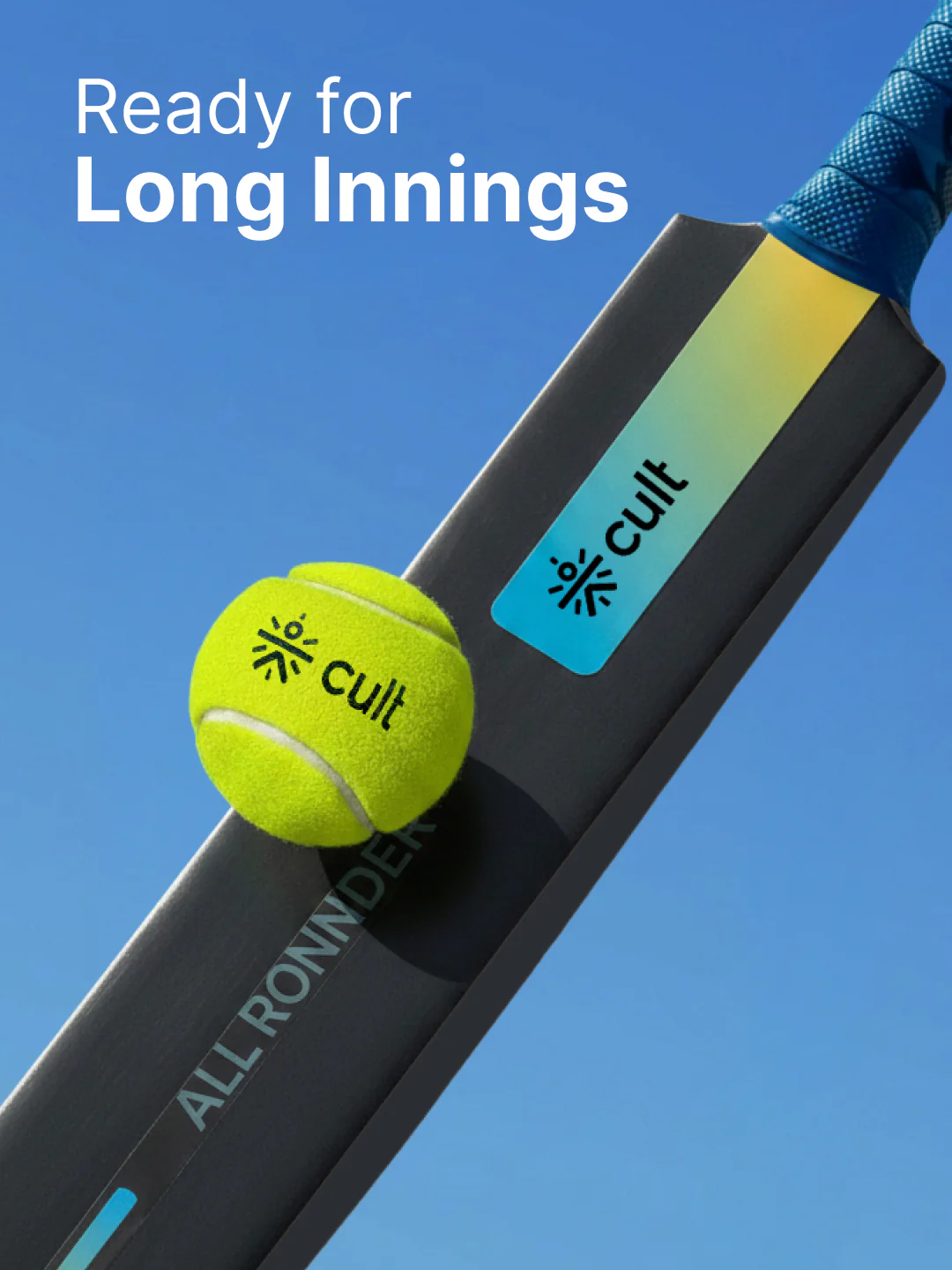 cult Tennis Ball Pack of 3 Green - Image 2