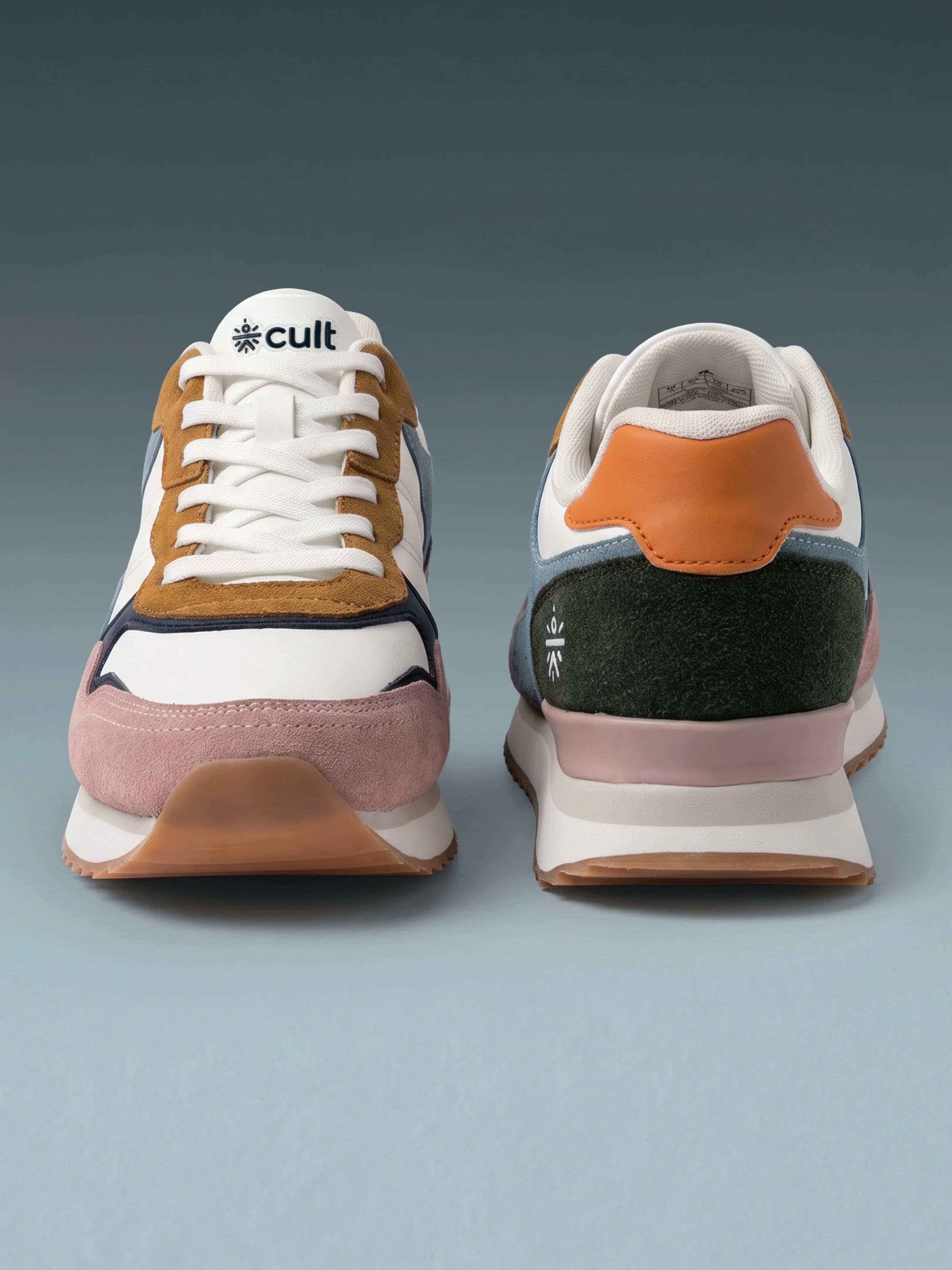 cult Women's RetroEdge Sneakers - White/Slate - Image 9
