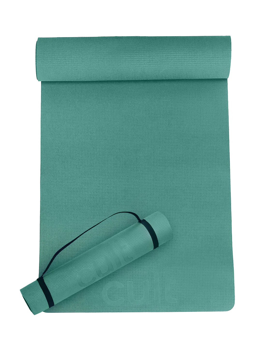 Cult Yoga Mat EVA 5mm with Carry Strap Non-Slip, Cushioned, Sweat-Resistant, Eco-Friendly Workout Mat for Home Gym & Fitness Sage Green