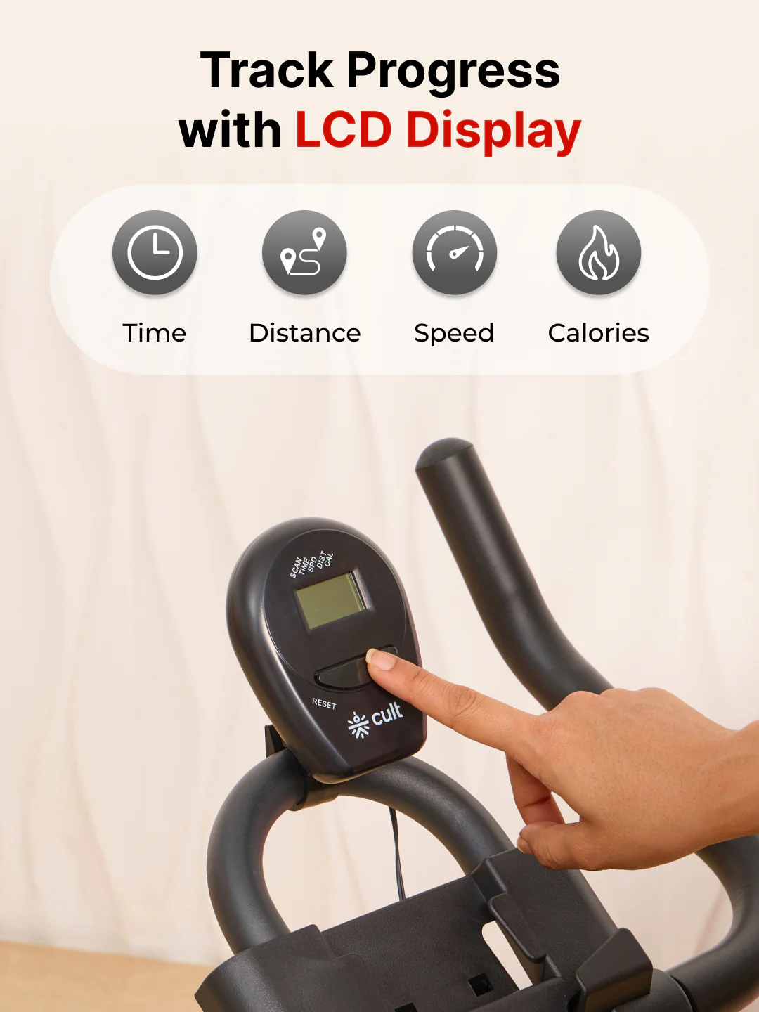 FK7003 Spinbike | 9kg Flywheel | Max Weight: 140Kg | Black (6 months warranty + 6 months extended warranty) - Image 6