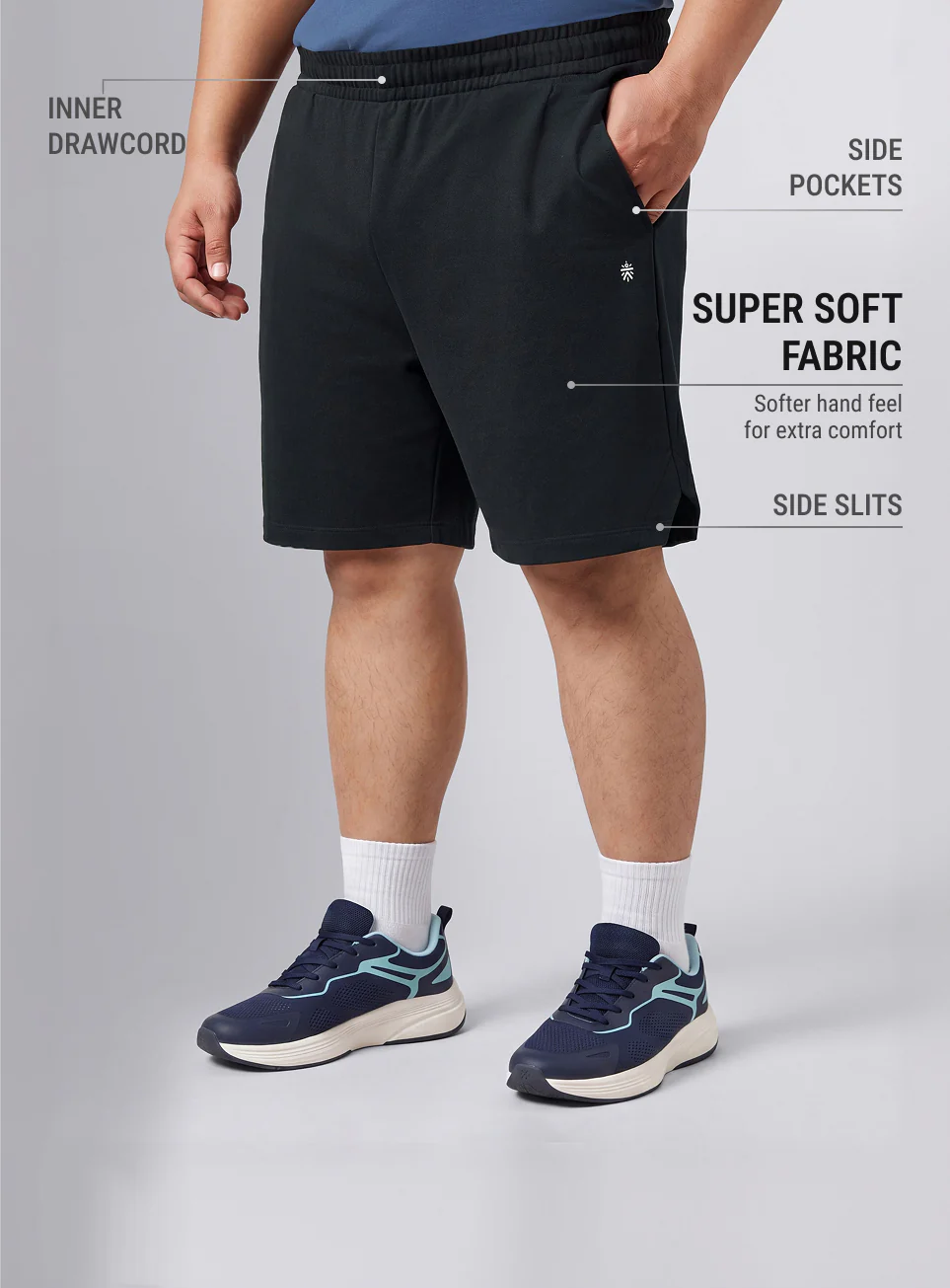 Men's Back Move All Day Plus Size Shorts - Image 5