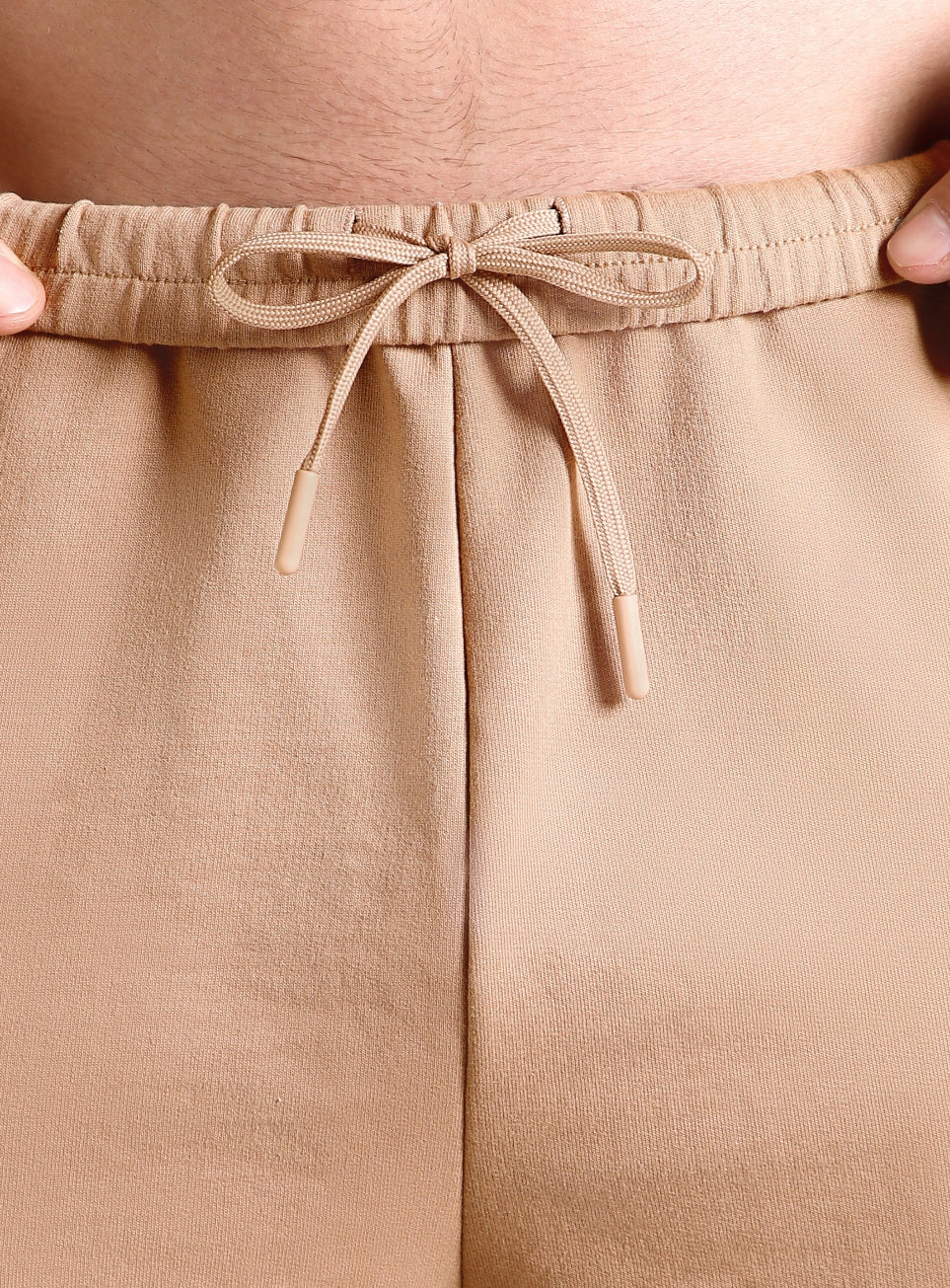 Men's Beige Contrast Playday Trackpants - Image 9