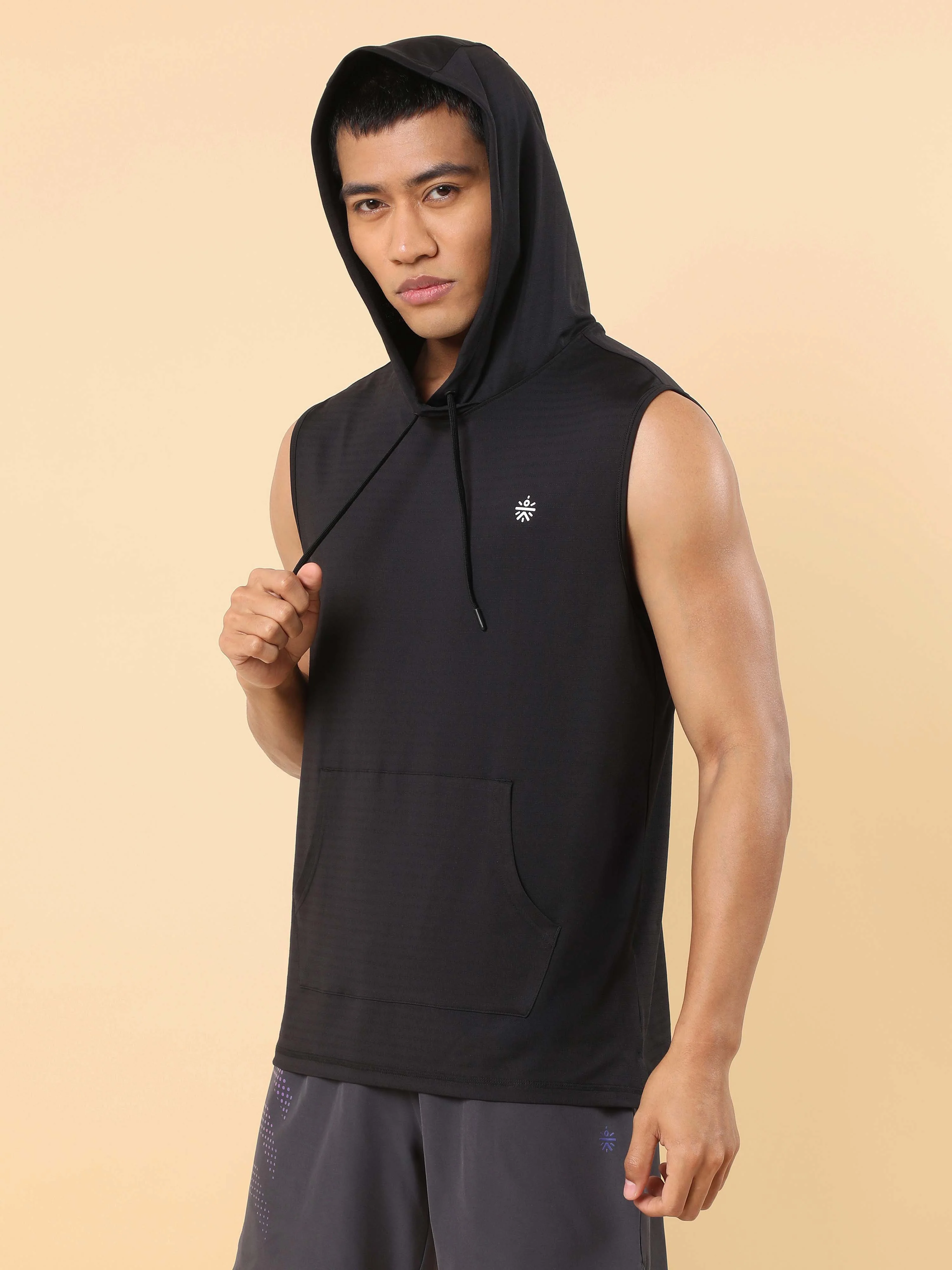 Men's Black Active T-shirt