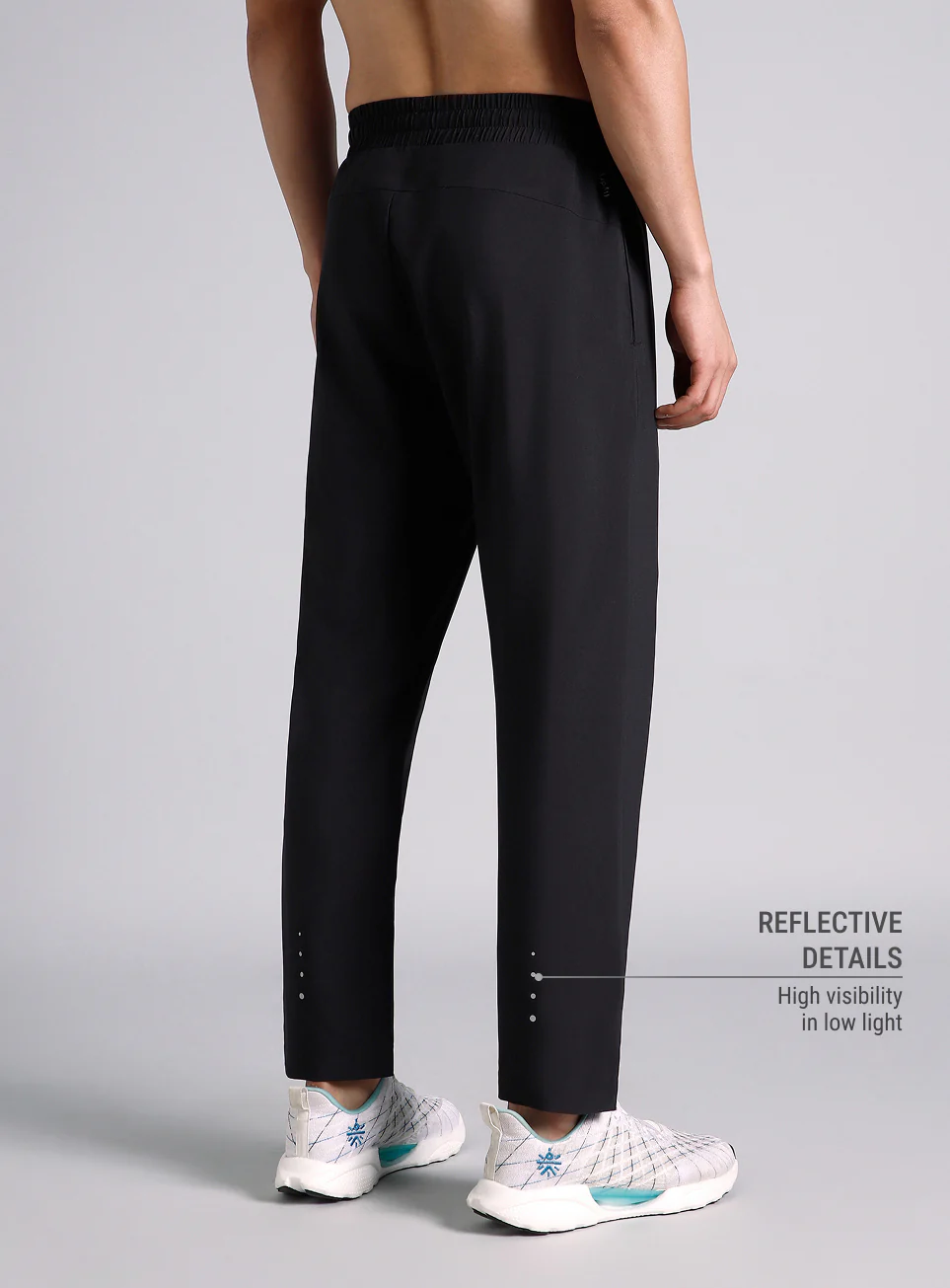 Men's Black After Dark Running Trackpants - Image 6