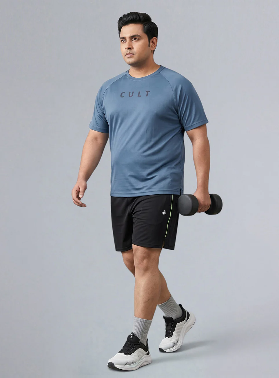 Men's Black Air Flex Plus Size Training Shorts - Image 3