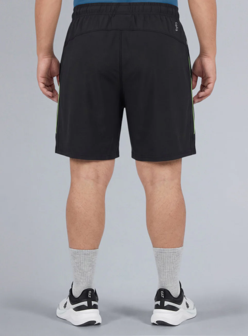 Men's Black Air Flex Plus Size Training Shorts - Image 6