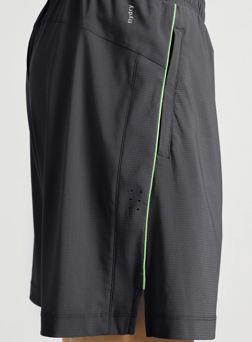 Men's Black Air Flex Plus Size Training Shorts - Image 8