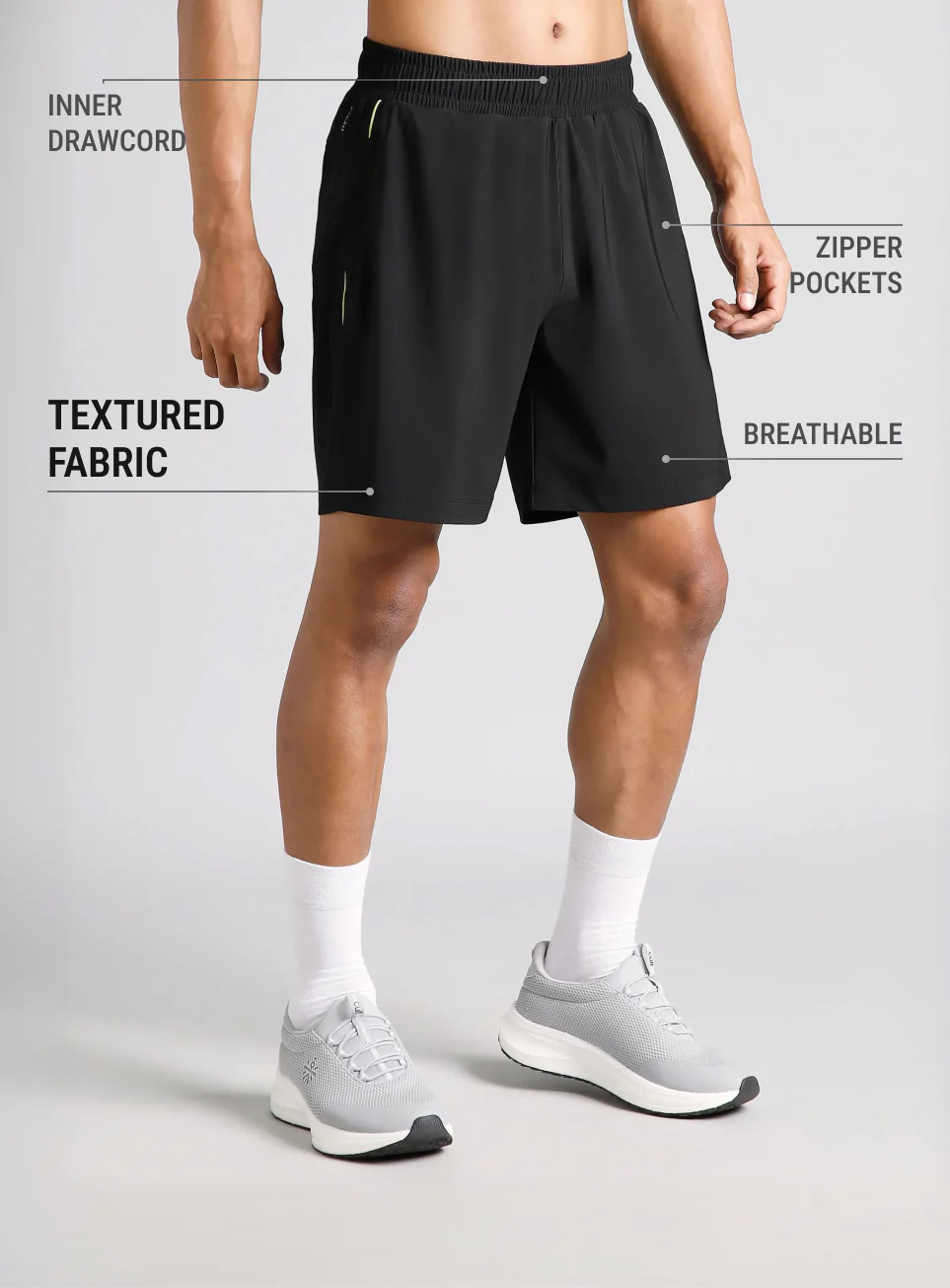 Men's Black Air Flex Training Shorts - Image 5