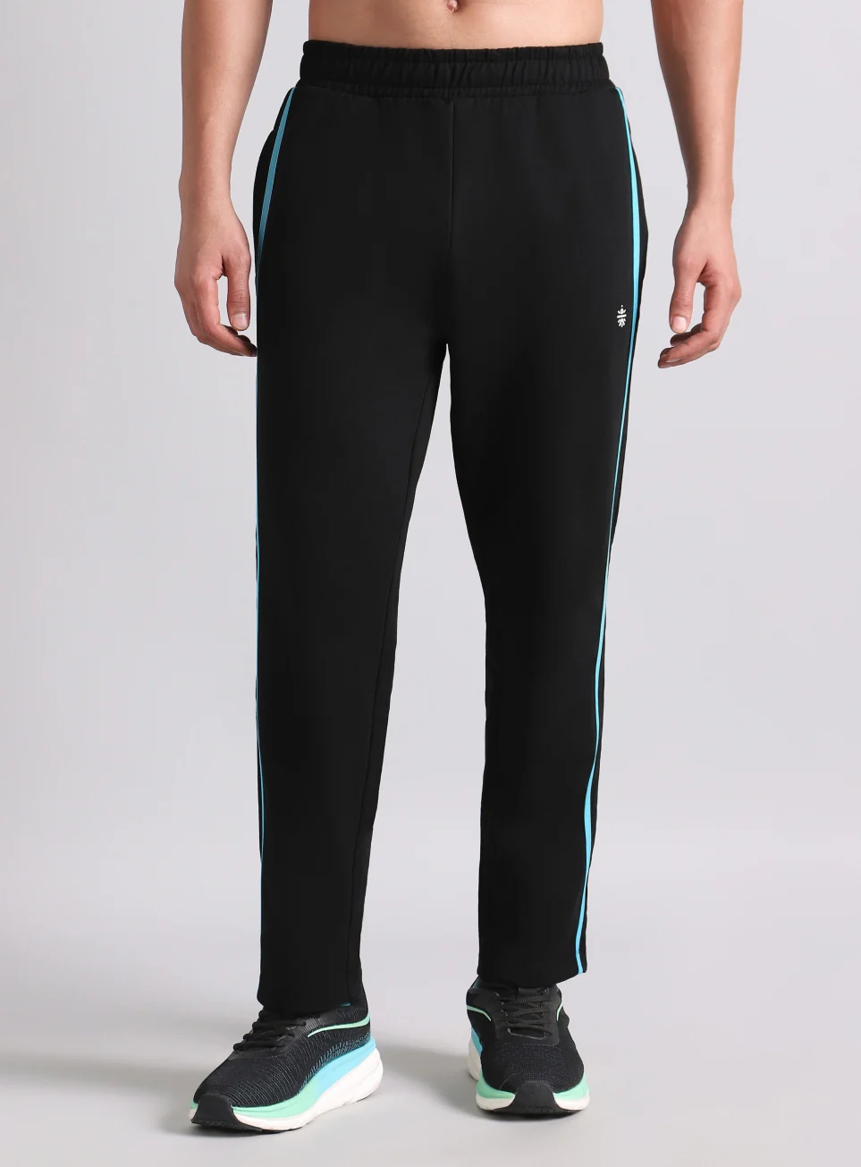 Men's Black Contrast playday Trackpant - Image 4