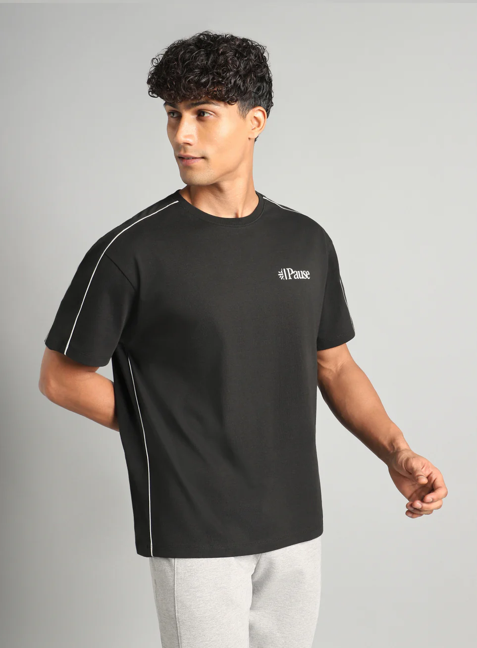 Men's Black Cult Athletic Relaxed Fit T-shirt