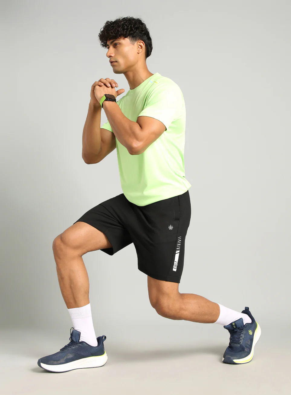 Men's Black Cult Power-Up Training Shorts - Image 2