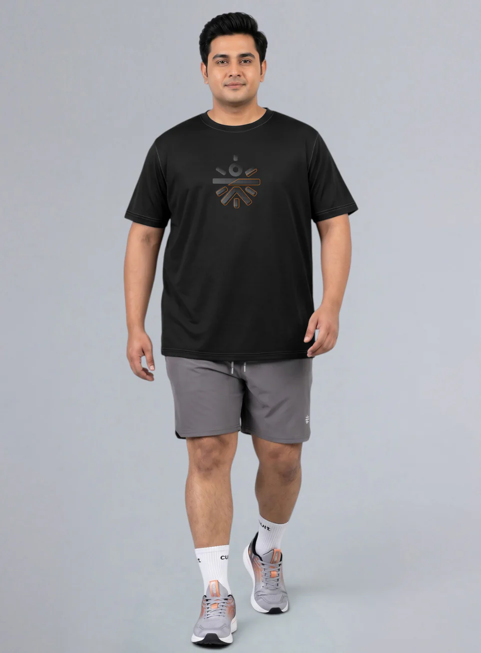 Men's Black Cult Training Essential Plus Size T-shirt - Image 2