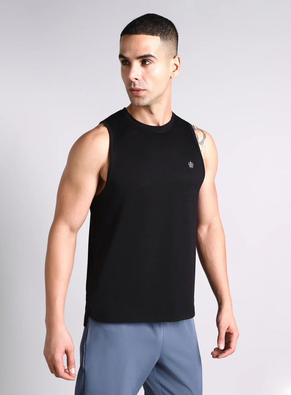 Men's Black Everyday Runner's Tank