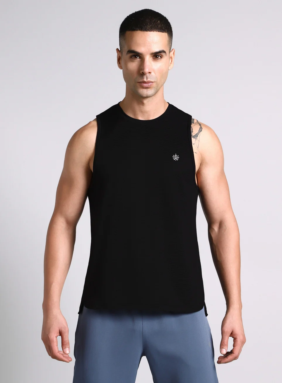 Men's Black Everyday Runner's Tank - Image 4