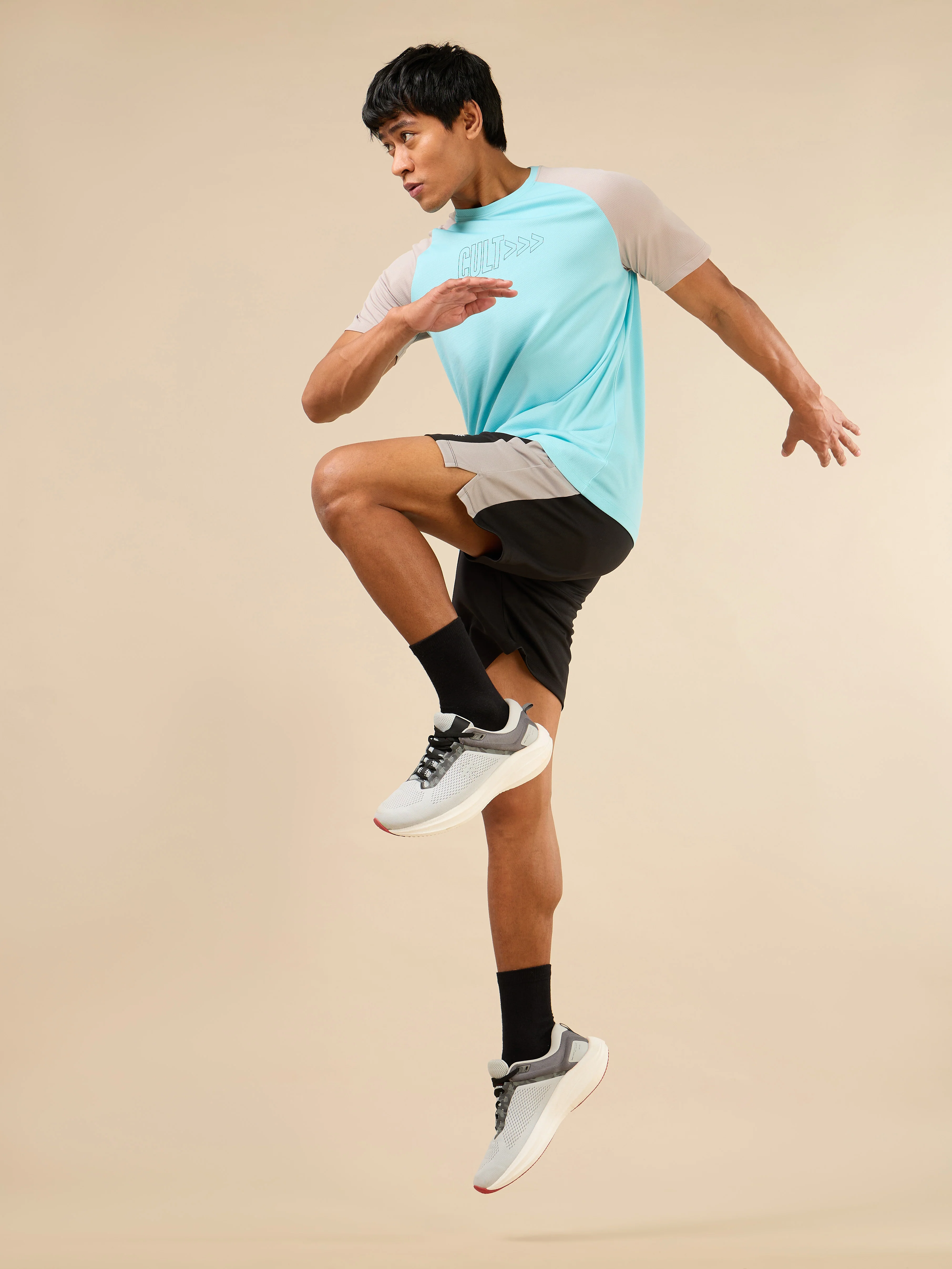 Men's Black Flex Shorts - Image 2