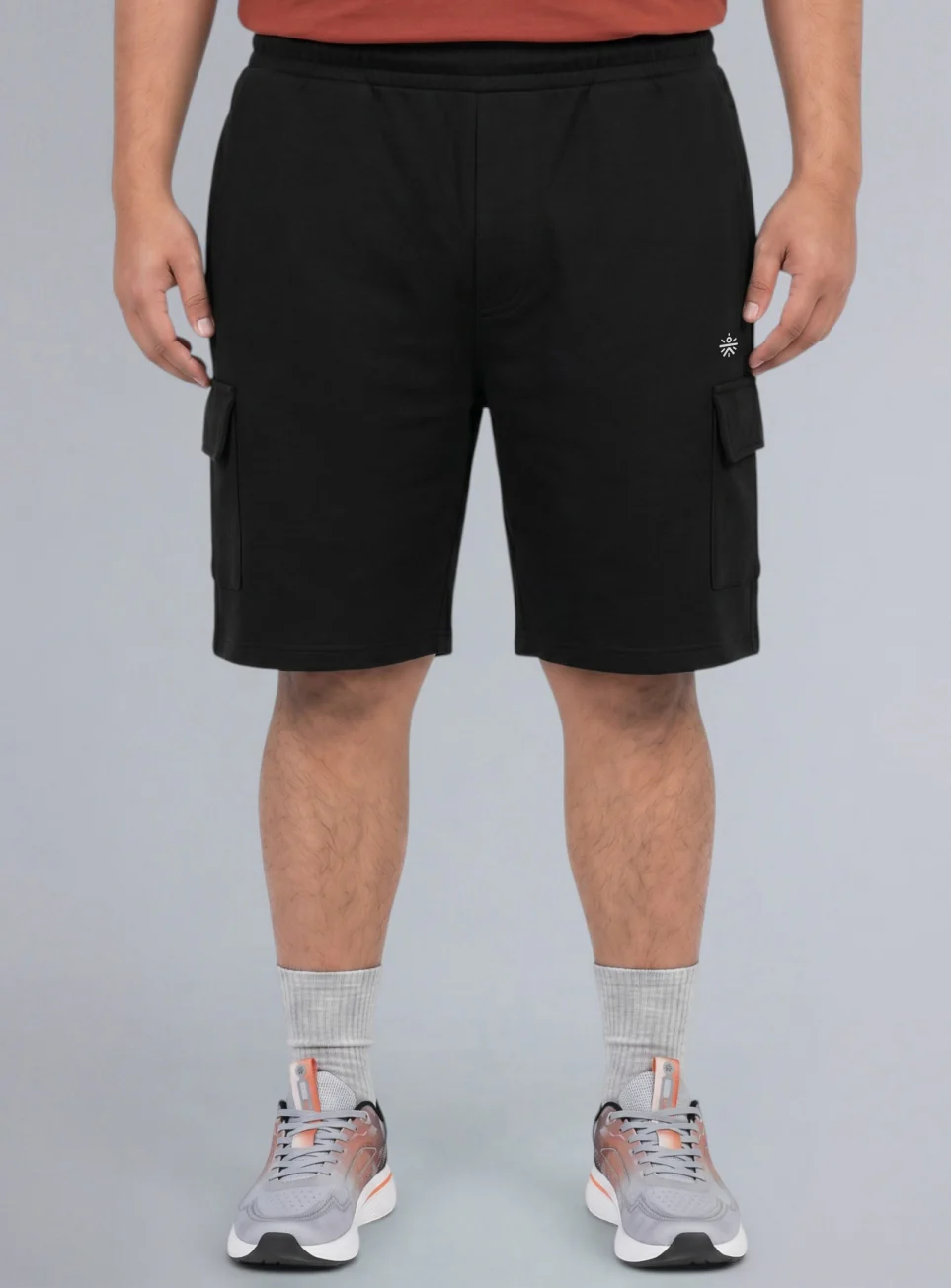 Men's Black Move all Day Plus Size Cargo Shorts - Image 4