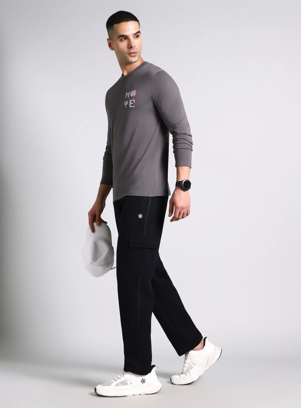 Men's Black Play In-Out Trackpants - Image 2