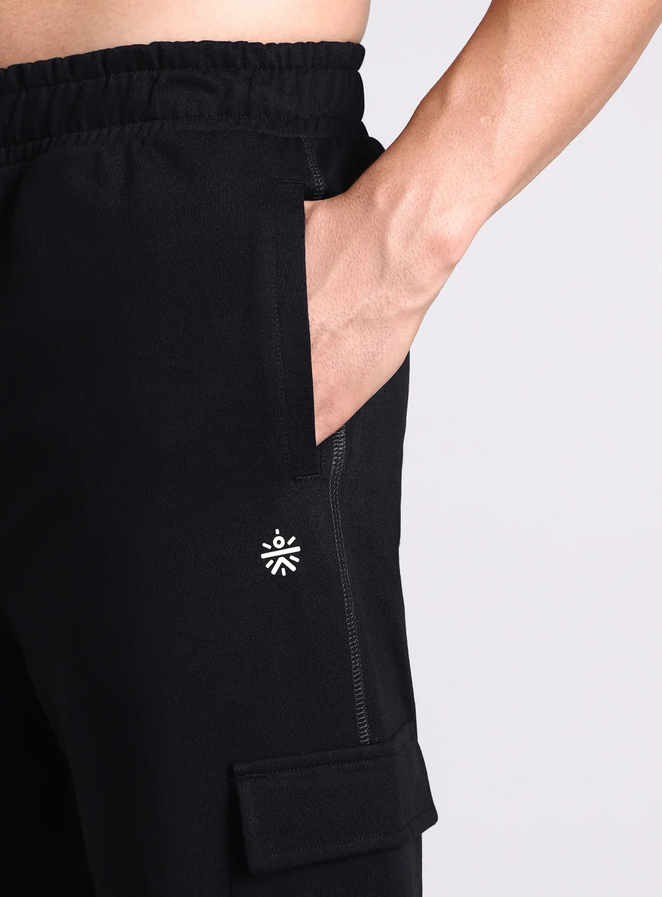 Men's Black Play In-Out Trackpants - Image 7