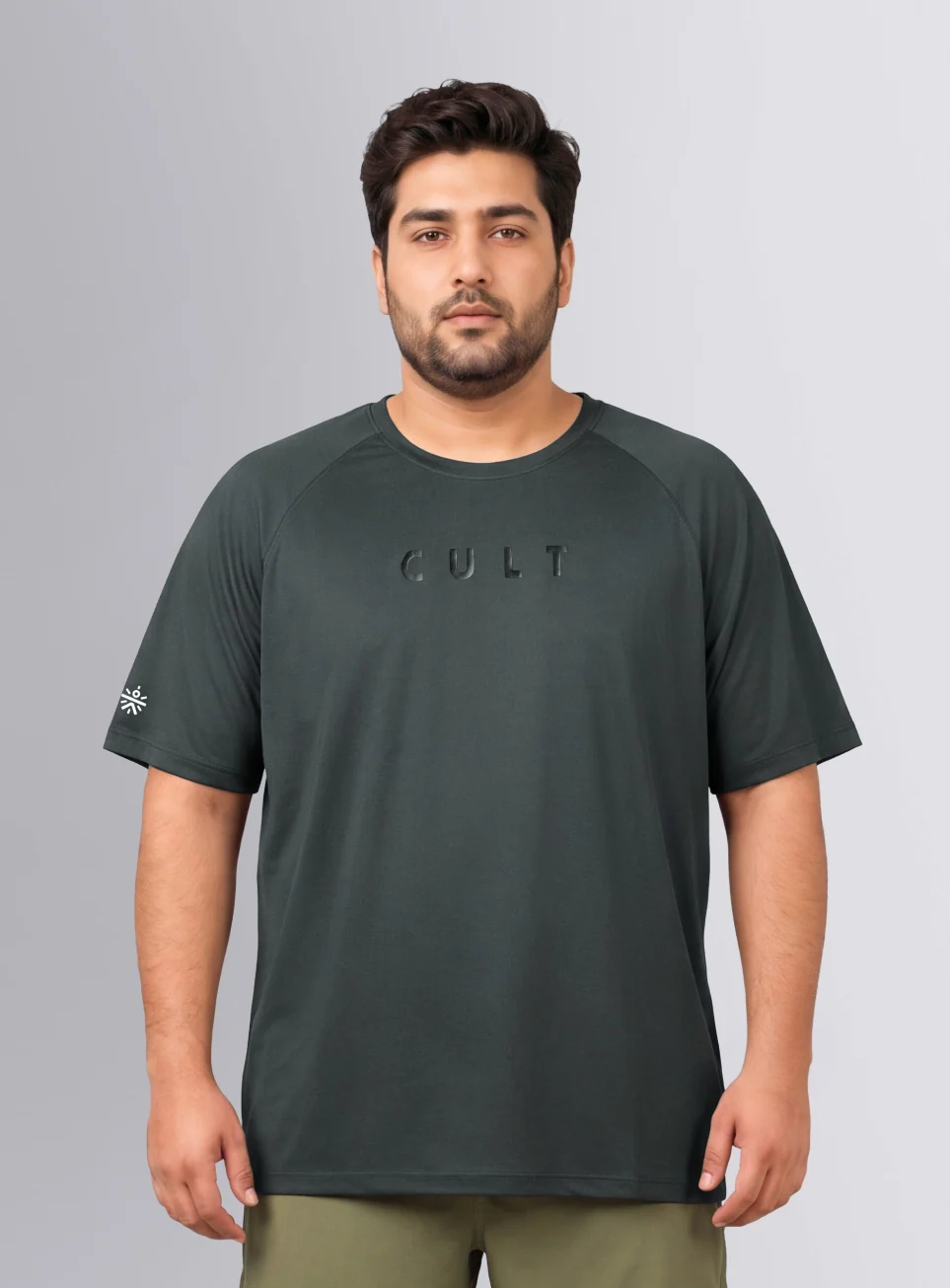 Men's Black Plus Size Pro Run Athlete T-shirt - Image 4