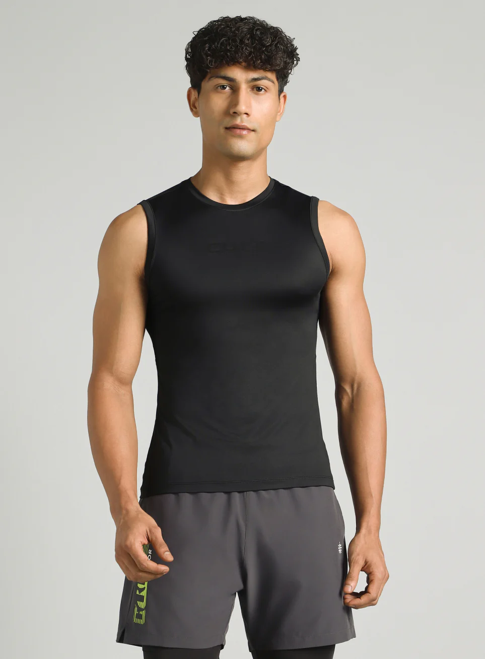 Men's Black Power Lifter Compression Tank - Image 4