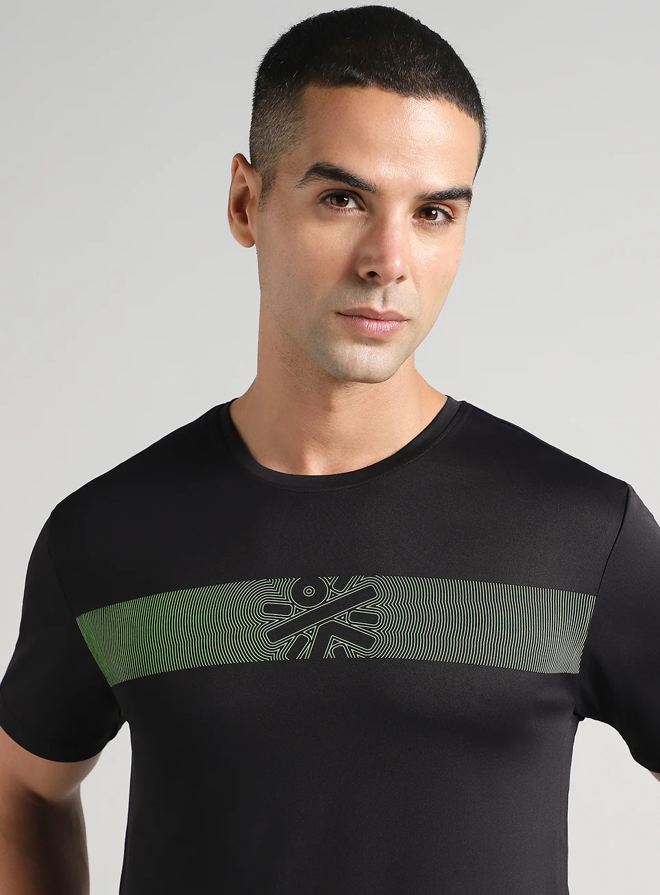 Men's Black Power Move Training T-shirt - Image 7